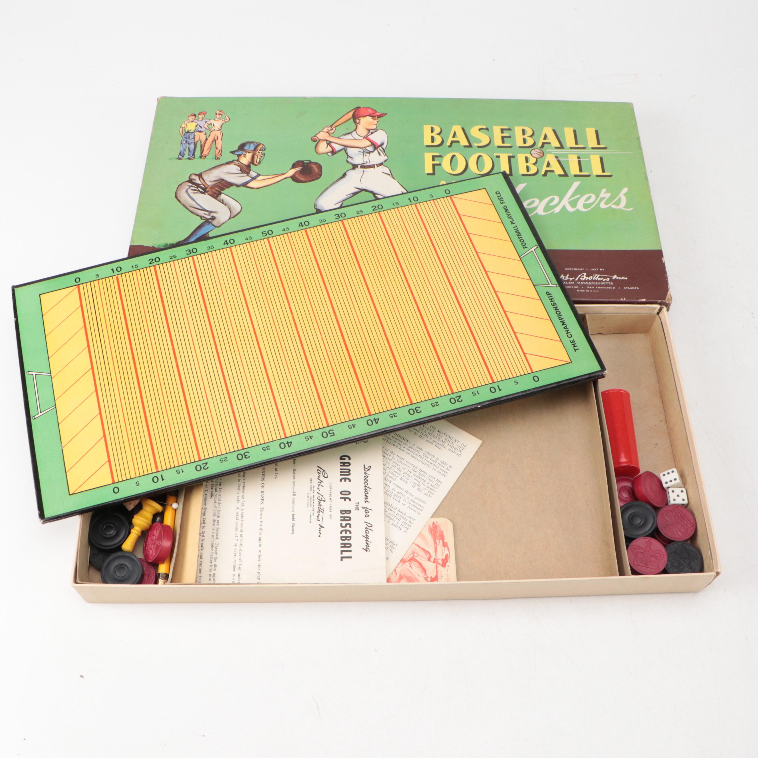 Tudor Tru-Action Electric Baseball Game, Electro-Magnetic Football & More Games