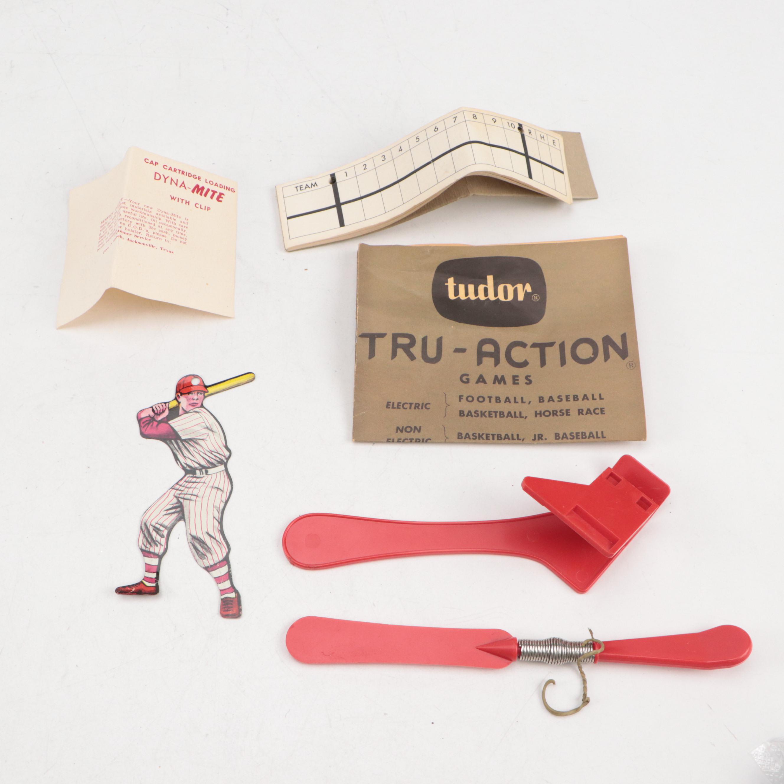 Tudor Tru-Action Electric Baseball Game, Electro-Magnetic Football & More Games