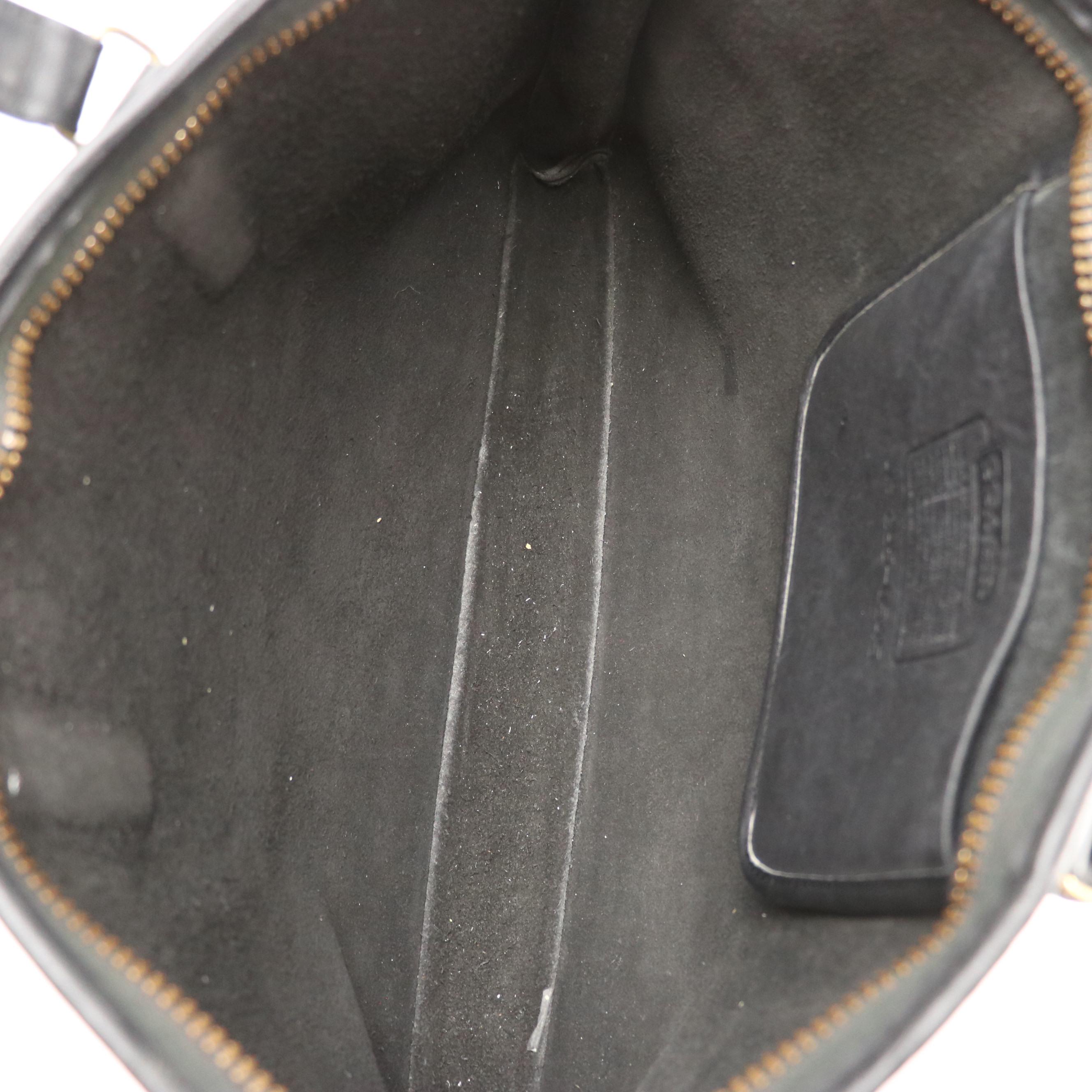 Coach Briefcase in Black Glove-Tanned Cowhide, Made in New York City, and Wallet