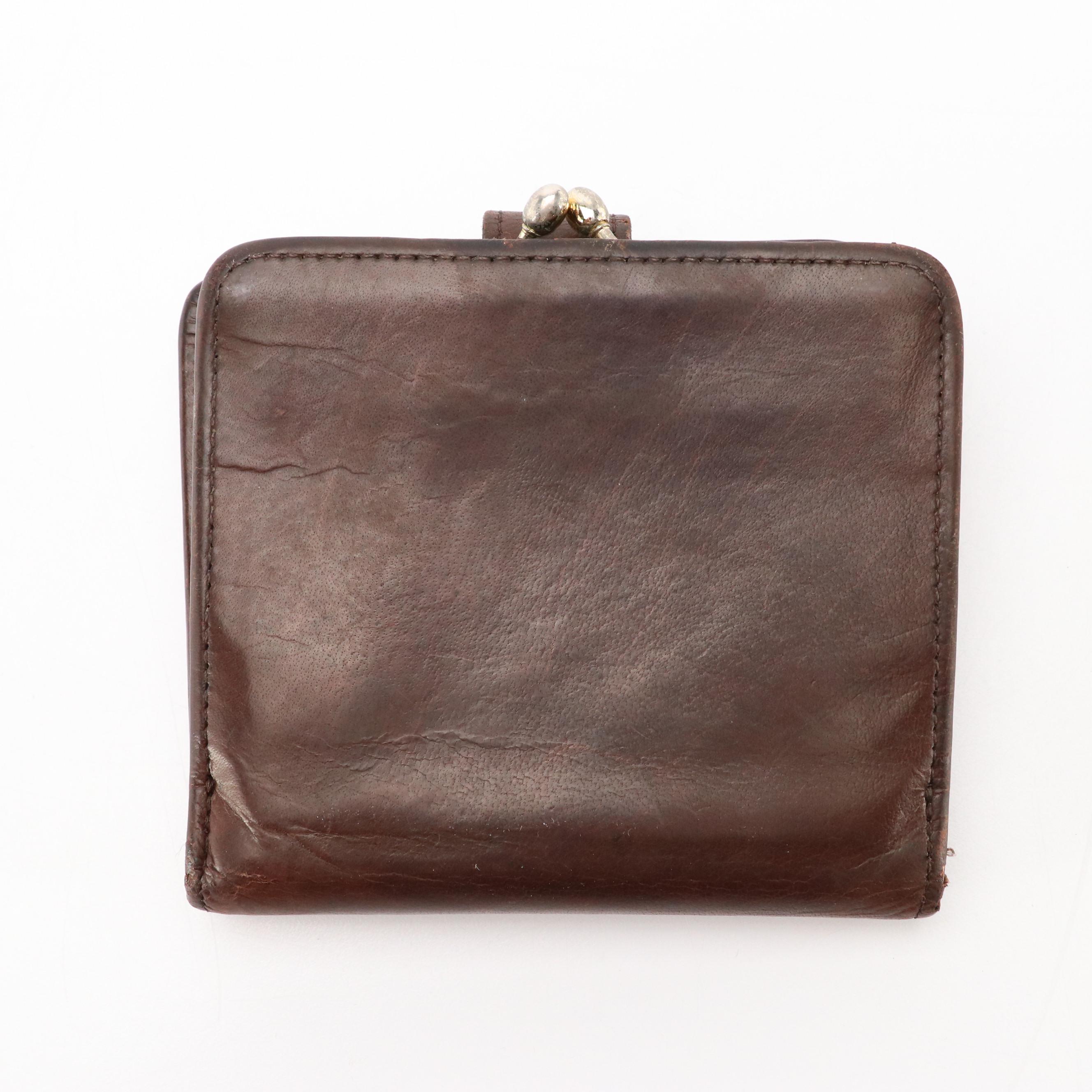 Coach Briefcase in Black Glove-Tanned Cowhide, Made in New York City, and Wallet