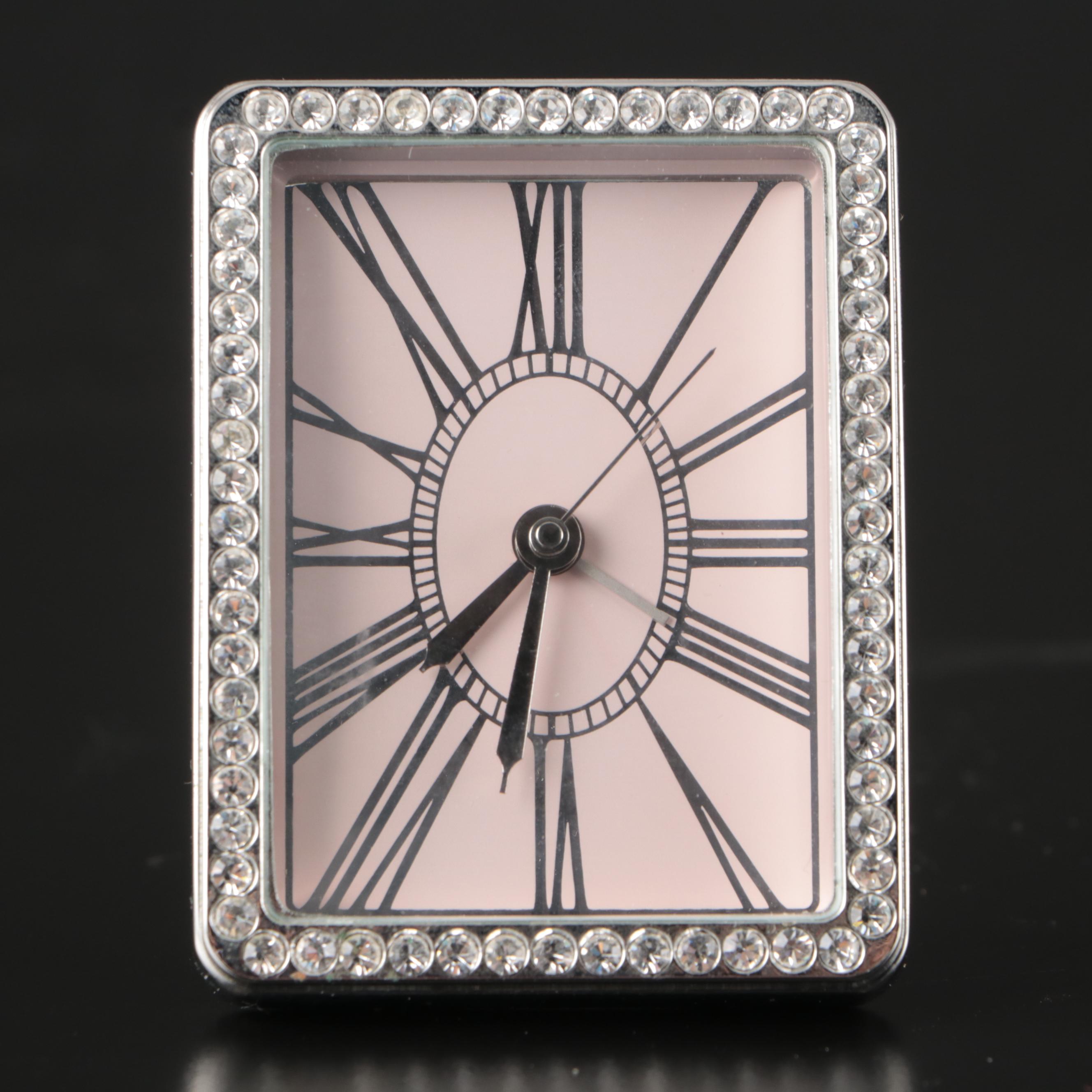 MNS Design Registered Desk Clock with Rhinestones, 2008
