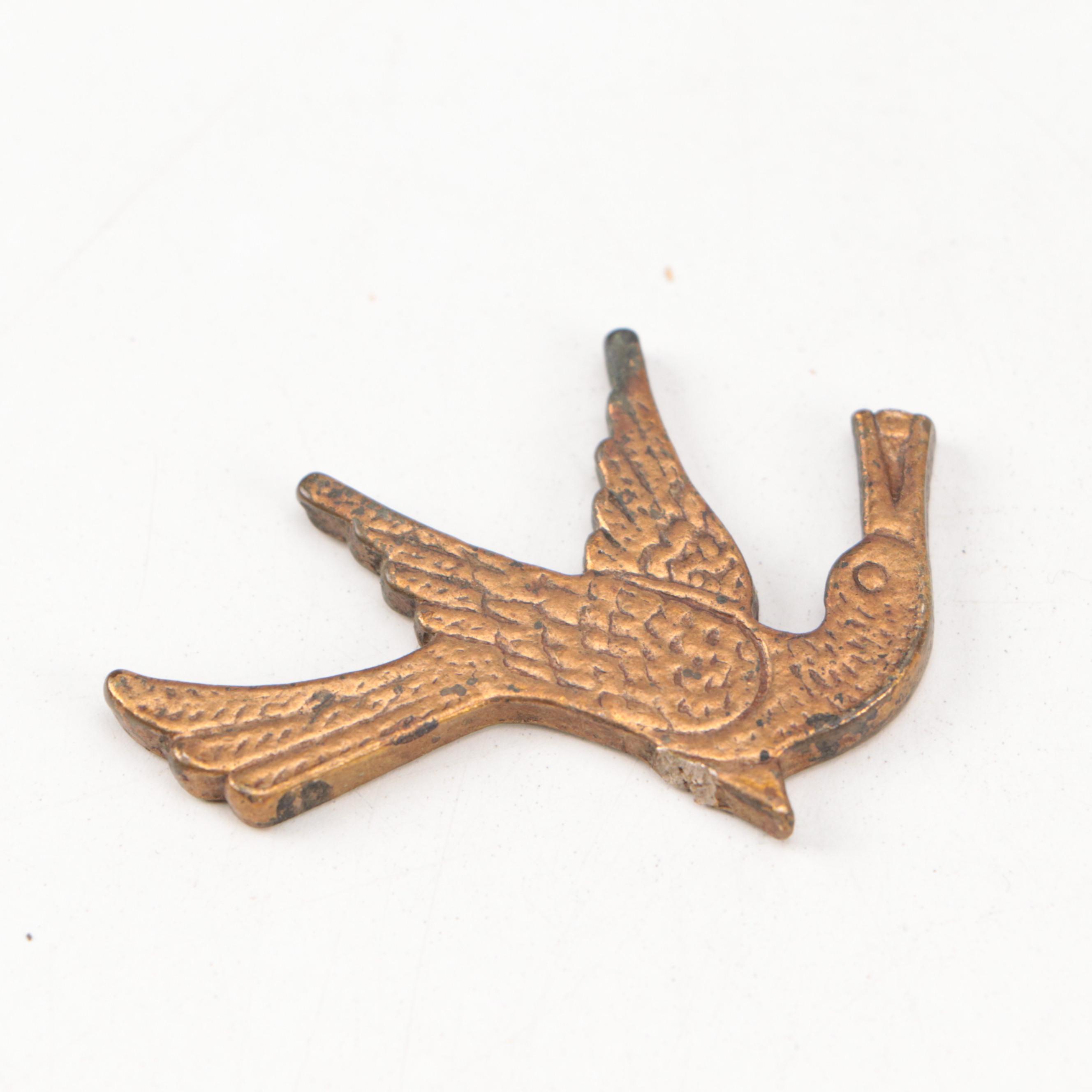 Victorian Embossed Sterling Pendant Fountain Pens with Glass and Other Pens