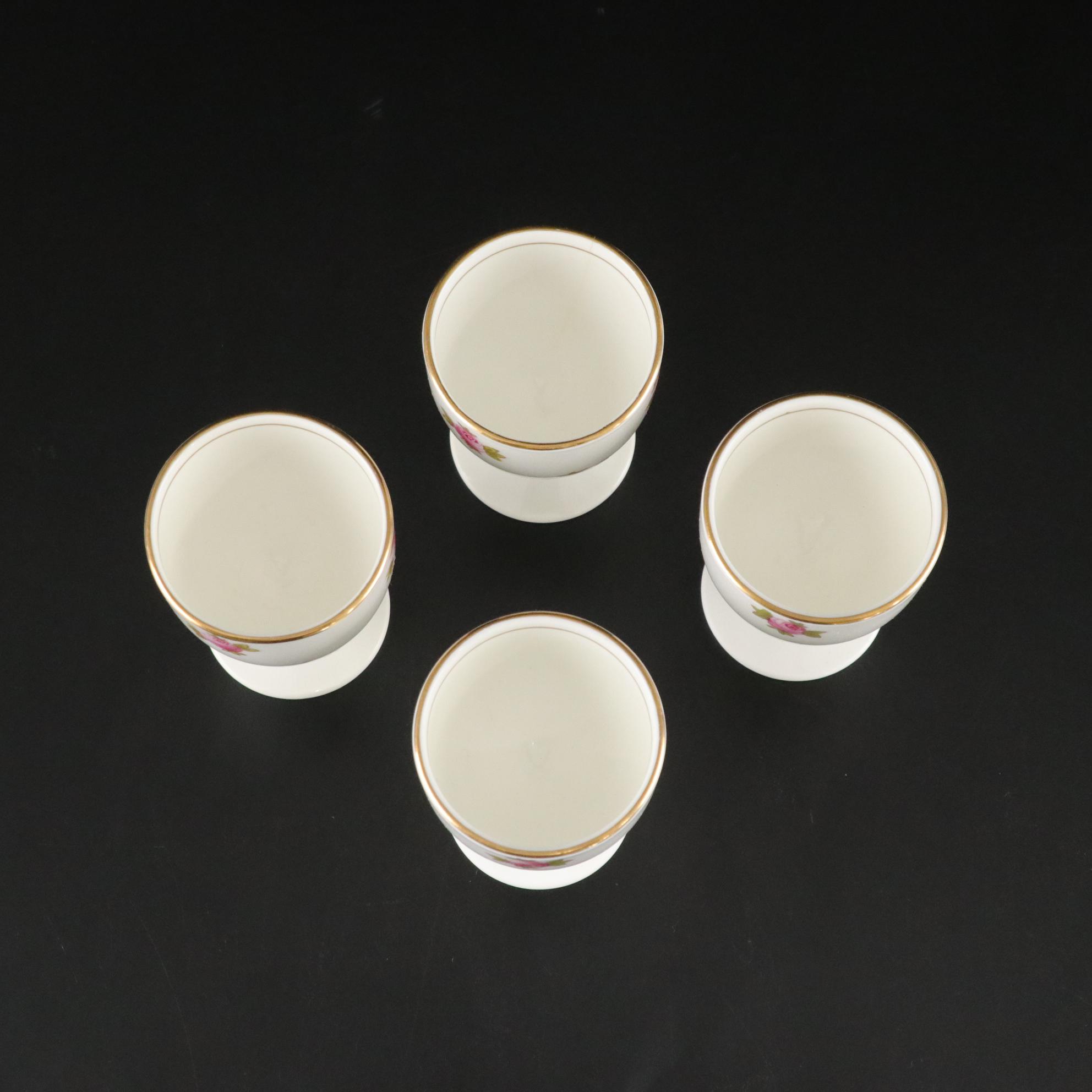 Cauldon & Heathcote China "Rosebud" Tea Cups with Bowls, Plates & More