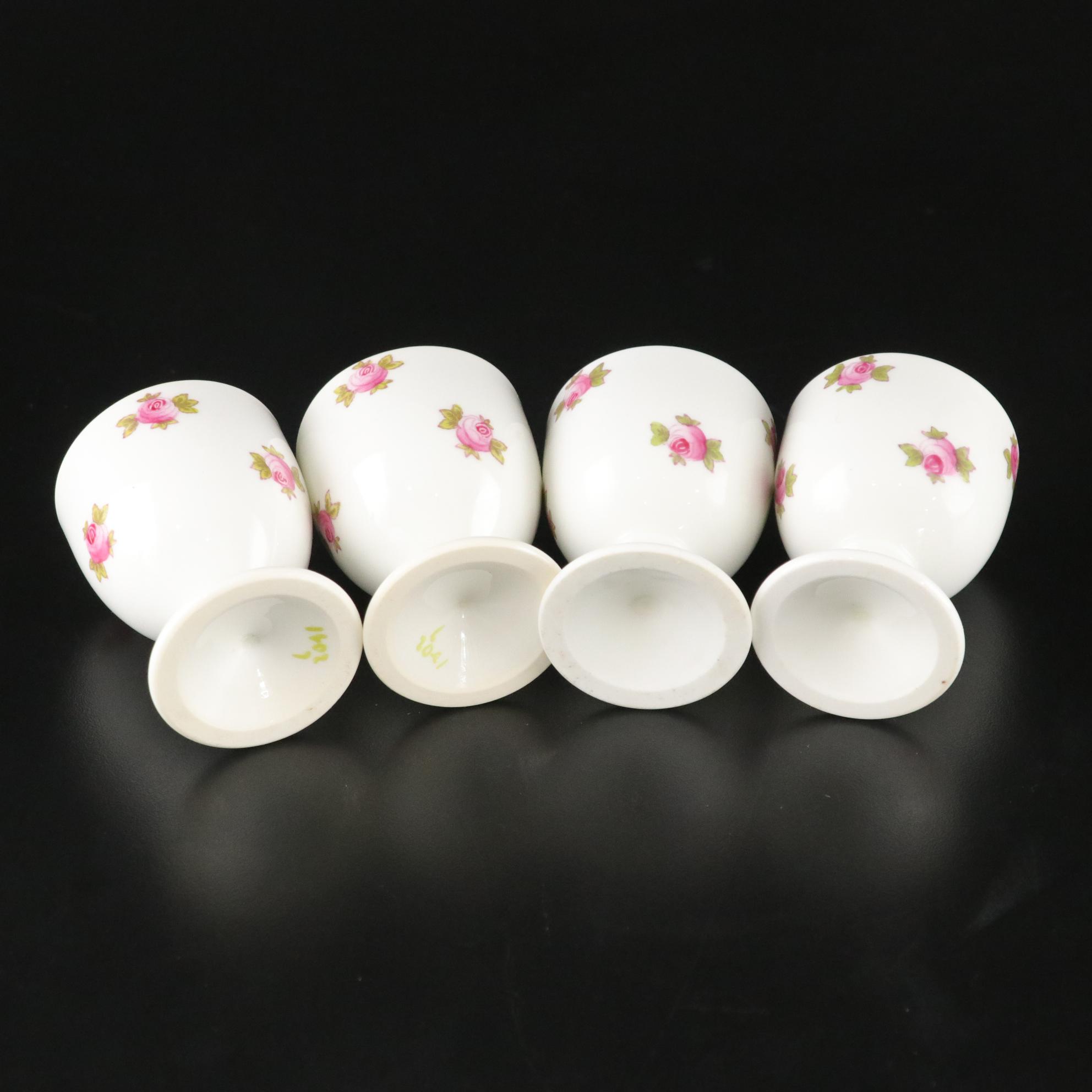 Cauldon & Heathcote China "Rosebud" Tea Cups with Bowls, Plates & More