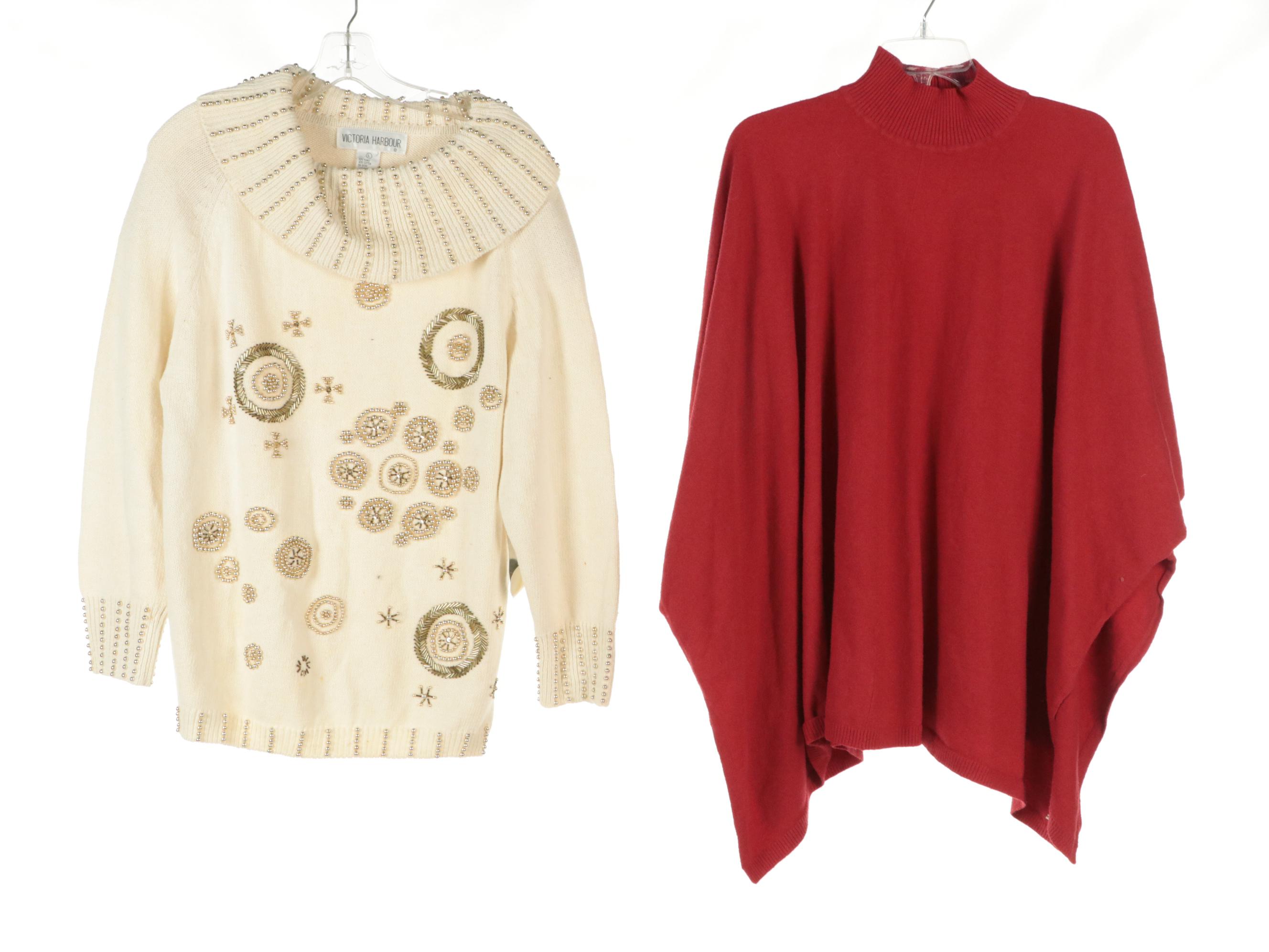 Lauren Ralph Lauren Poncho, Yarnworks Cardigan, Other Sweaters & Sweater Vests