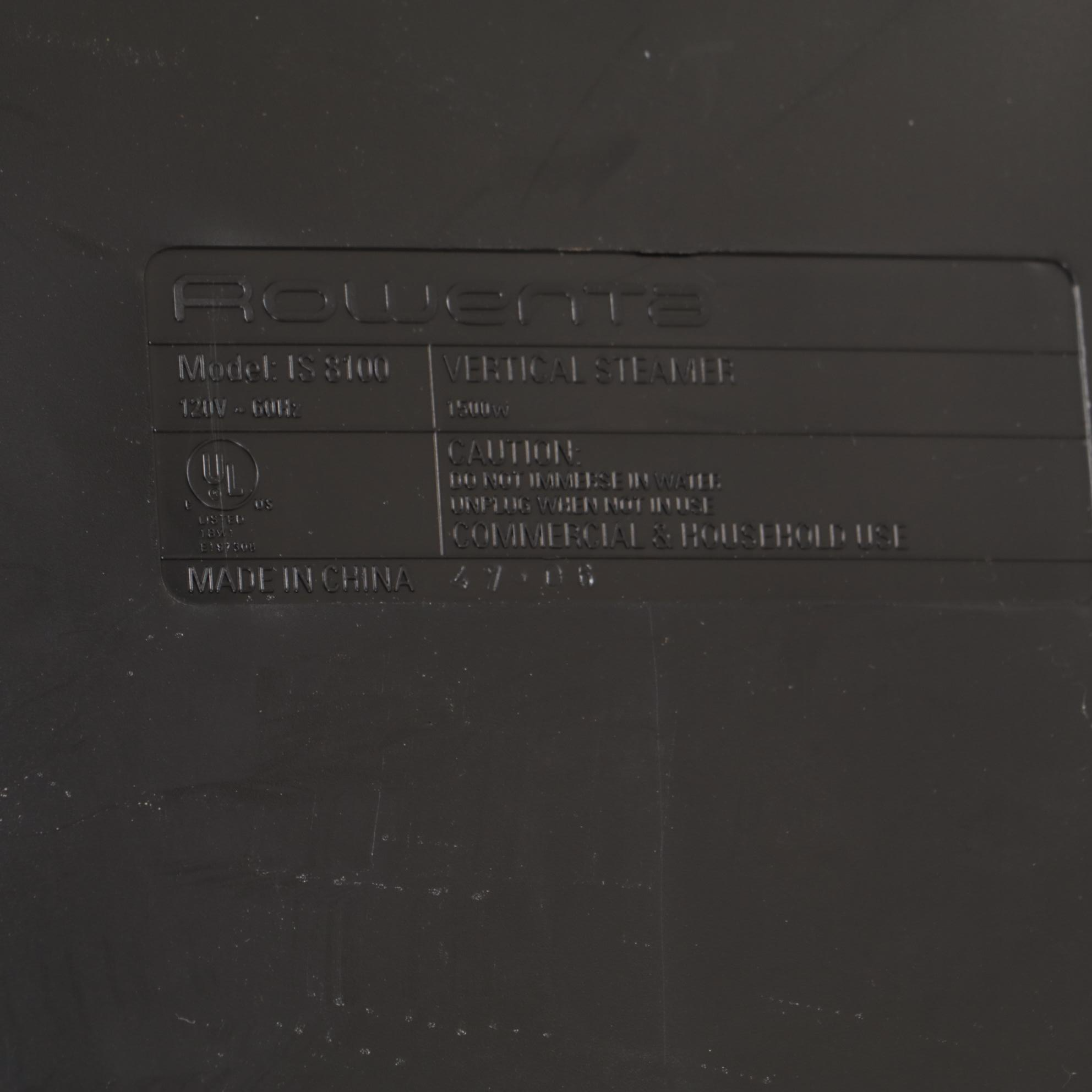 Rowenta Commercial Portable Vertical Steamer