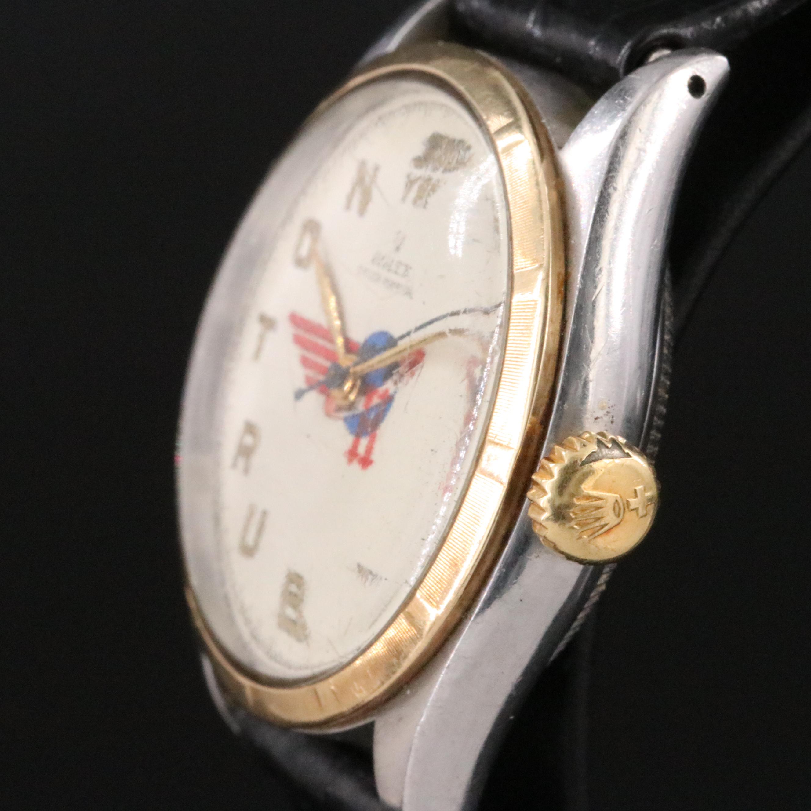 1963 Rolex Oyster Perpetual 6285 Halliburton 30yr Service Award Automatic Watch