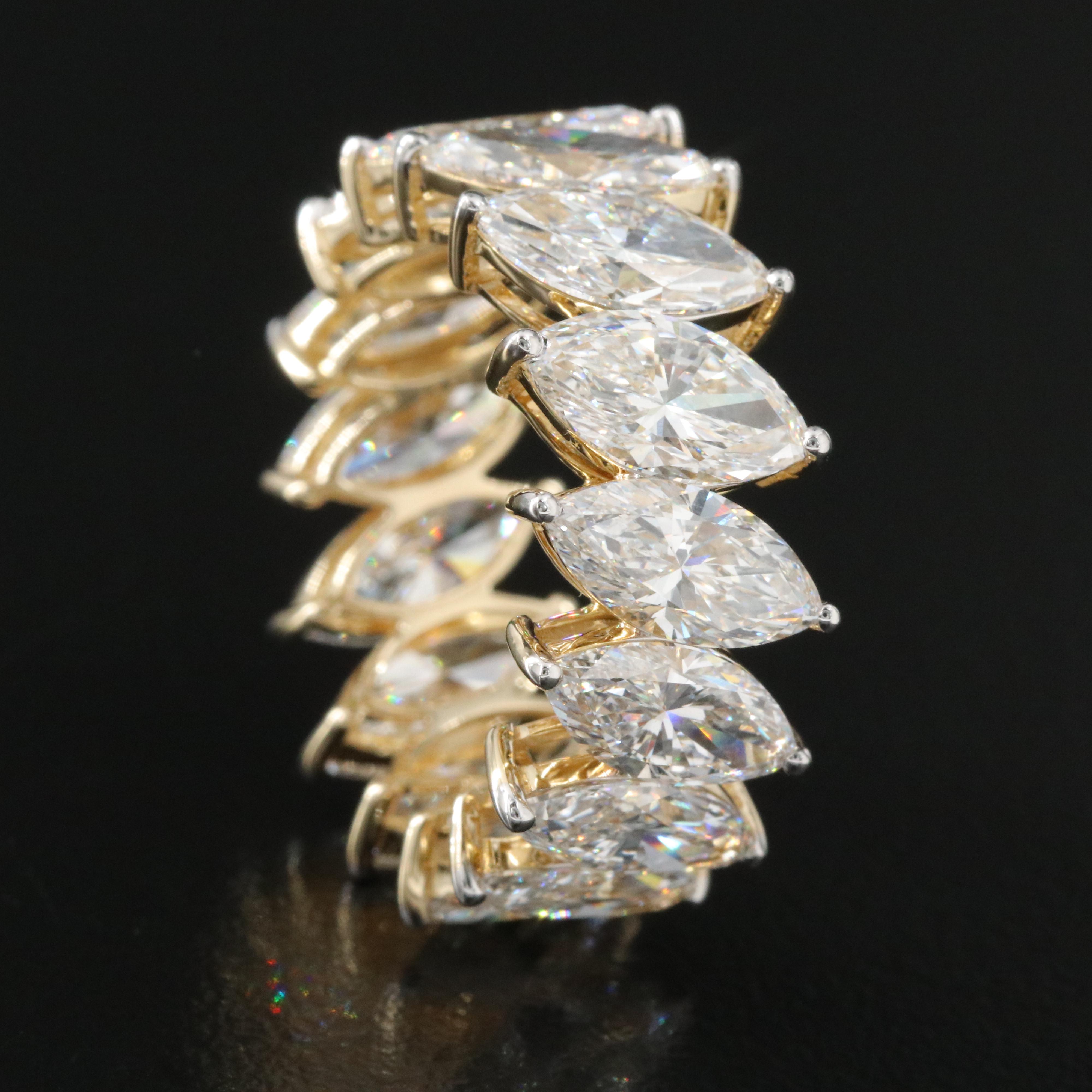 14K 10.23 CTW Lab Grown Diamond Eternity Band