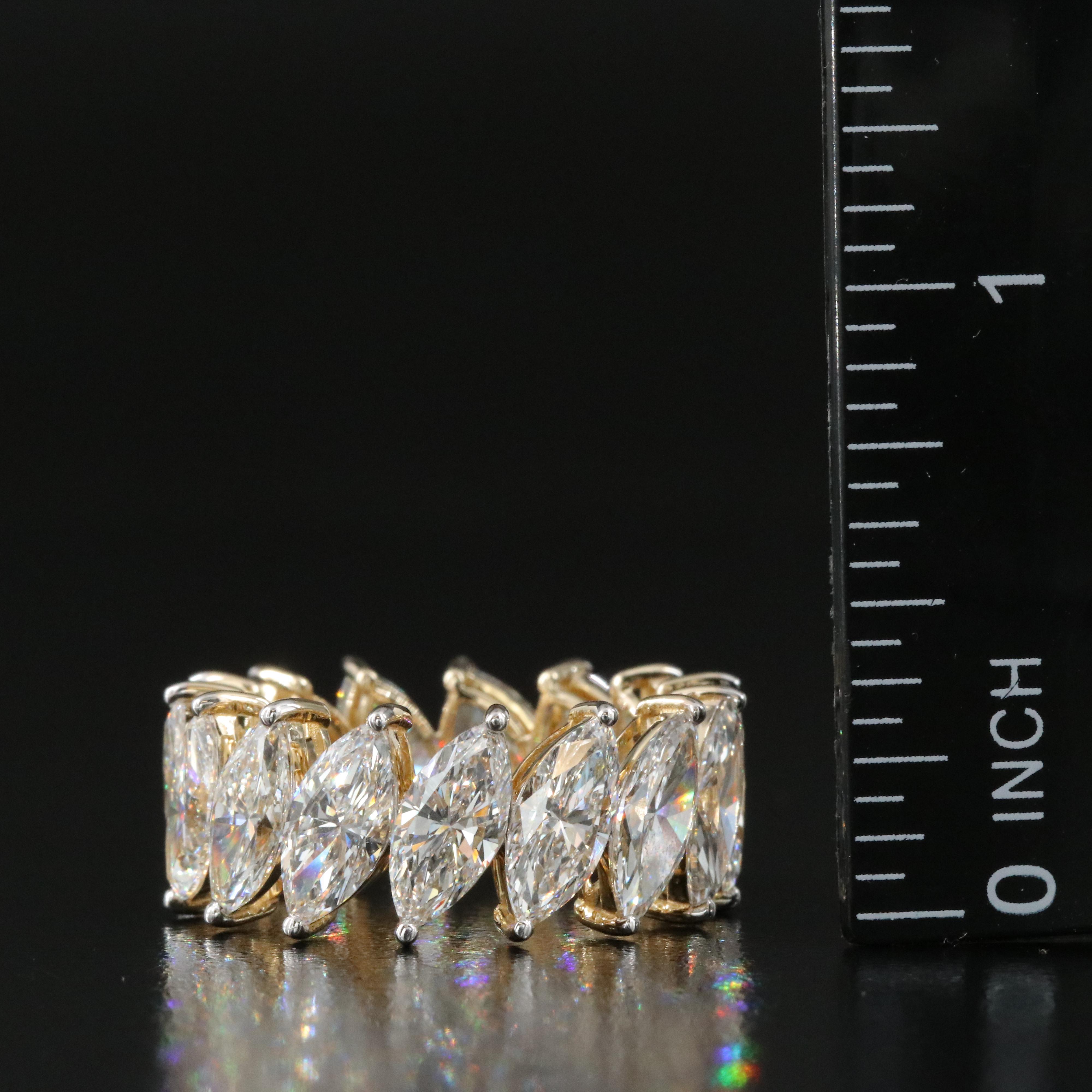 14K 10.23 CTW Lab Grown Diamond Eternity Band