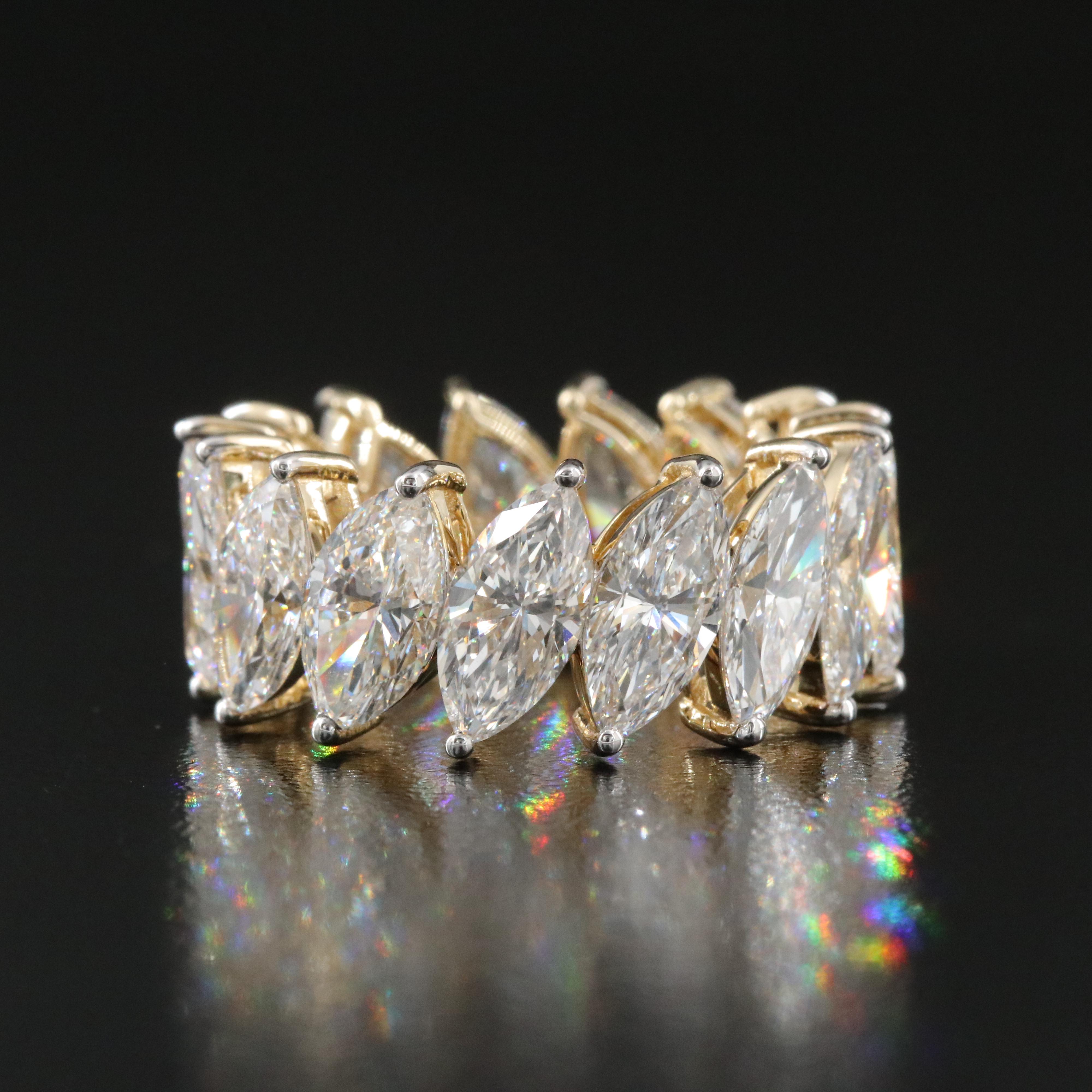 14K 10.23 CTW Lab Grown Diamond Eternity Band