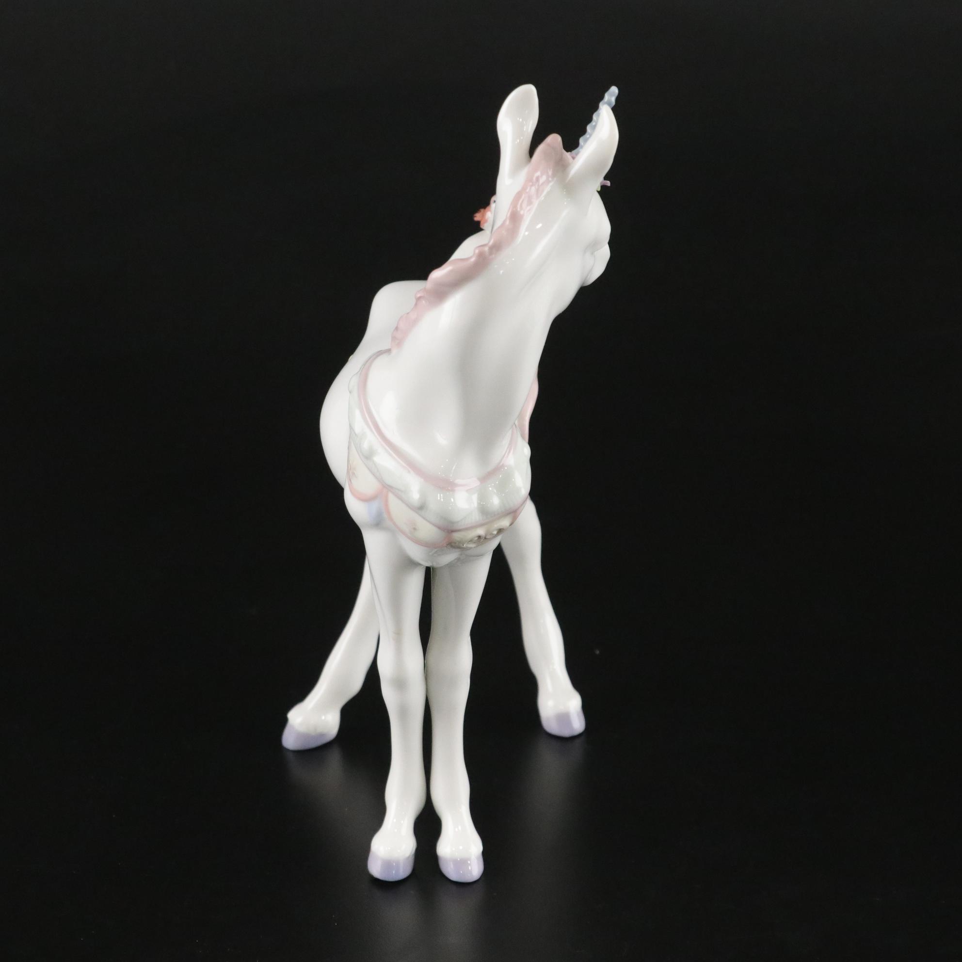 Lladró Fantasy and Legends "Unicorn and Friend" Porcelain Figurine, 1990s