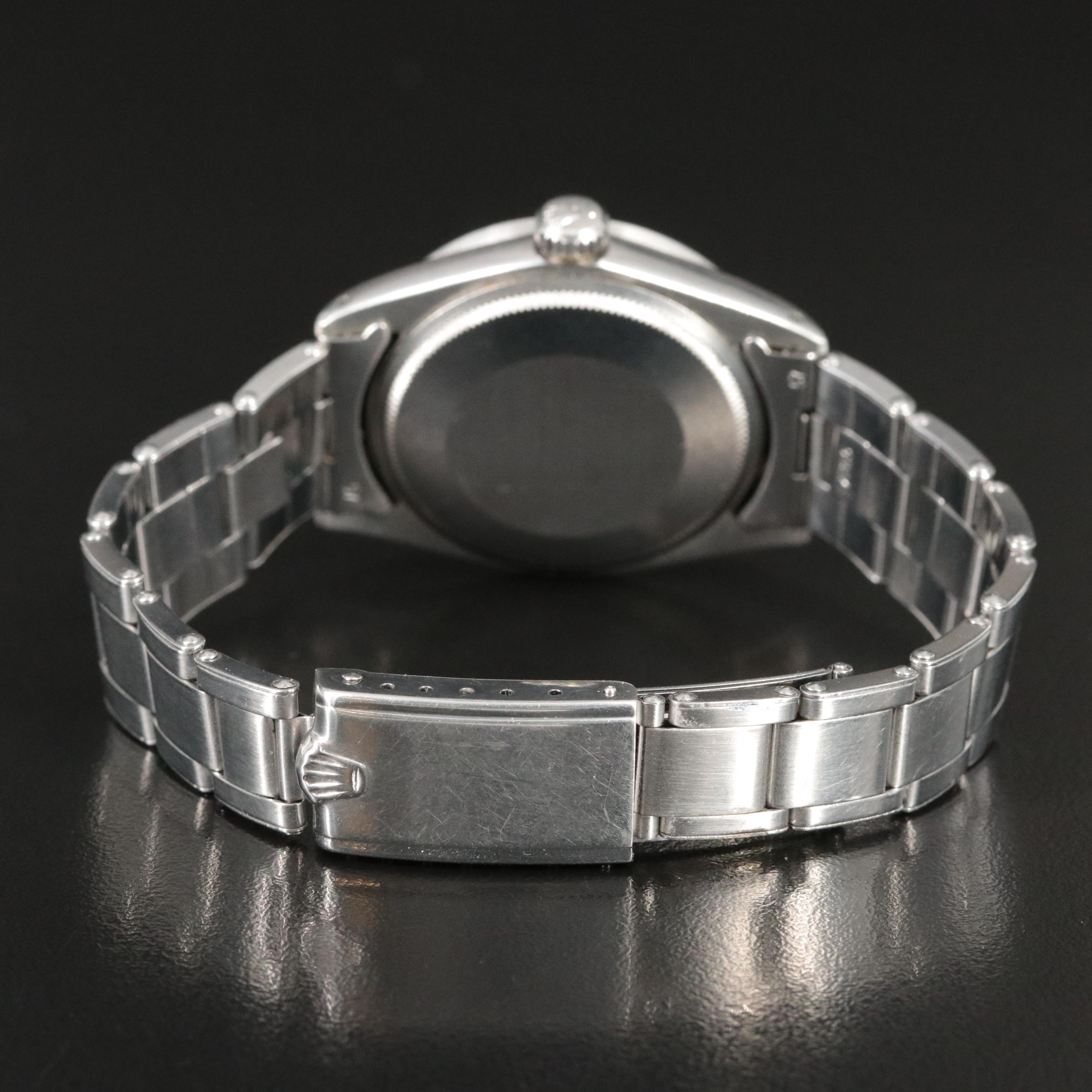 Rolex Oyster Perpetual Date 1501 Grey 34mm Steel Automatic Watch