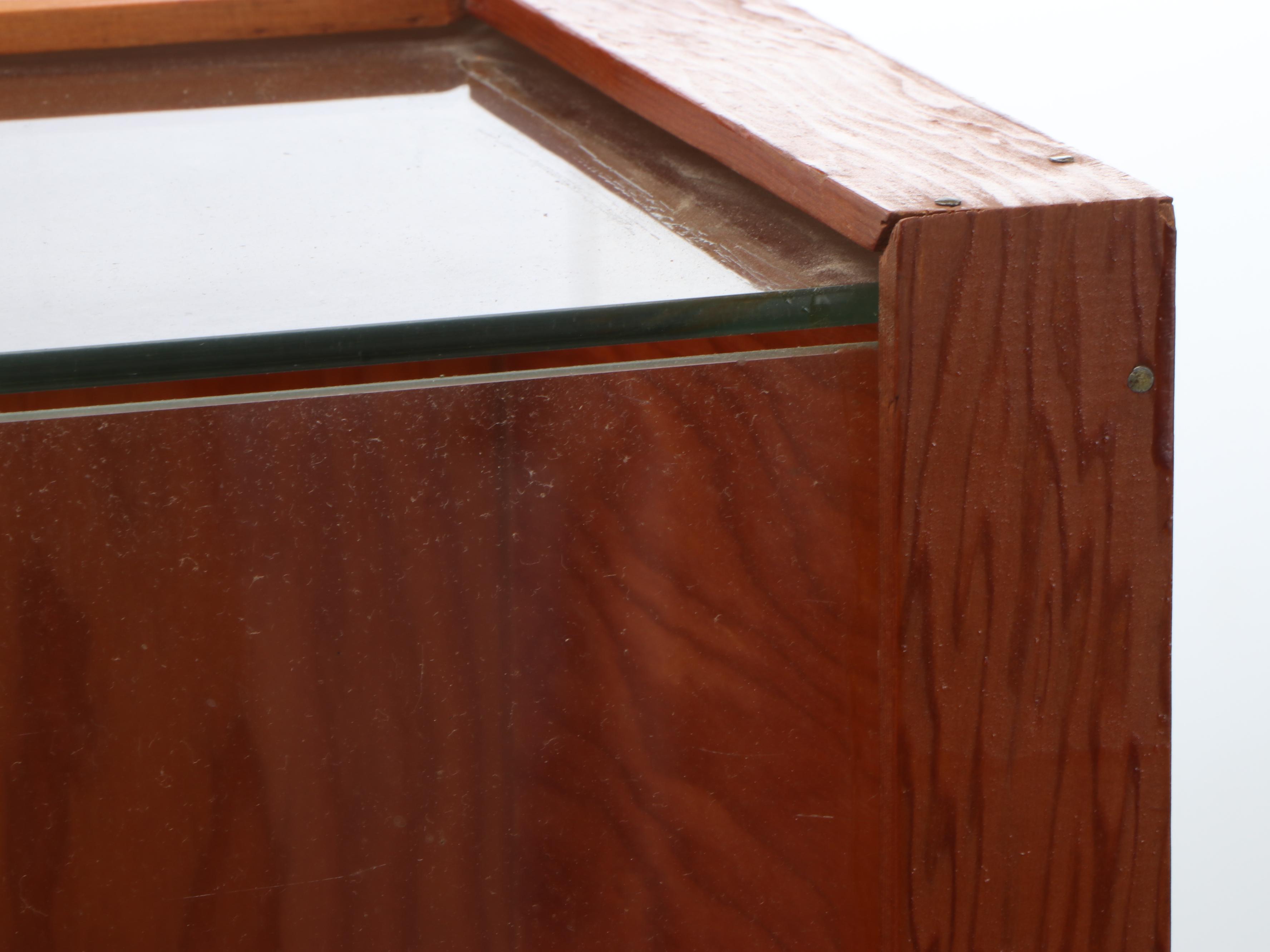 Cutty Sark Model Ship with Glass-Fronted Display