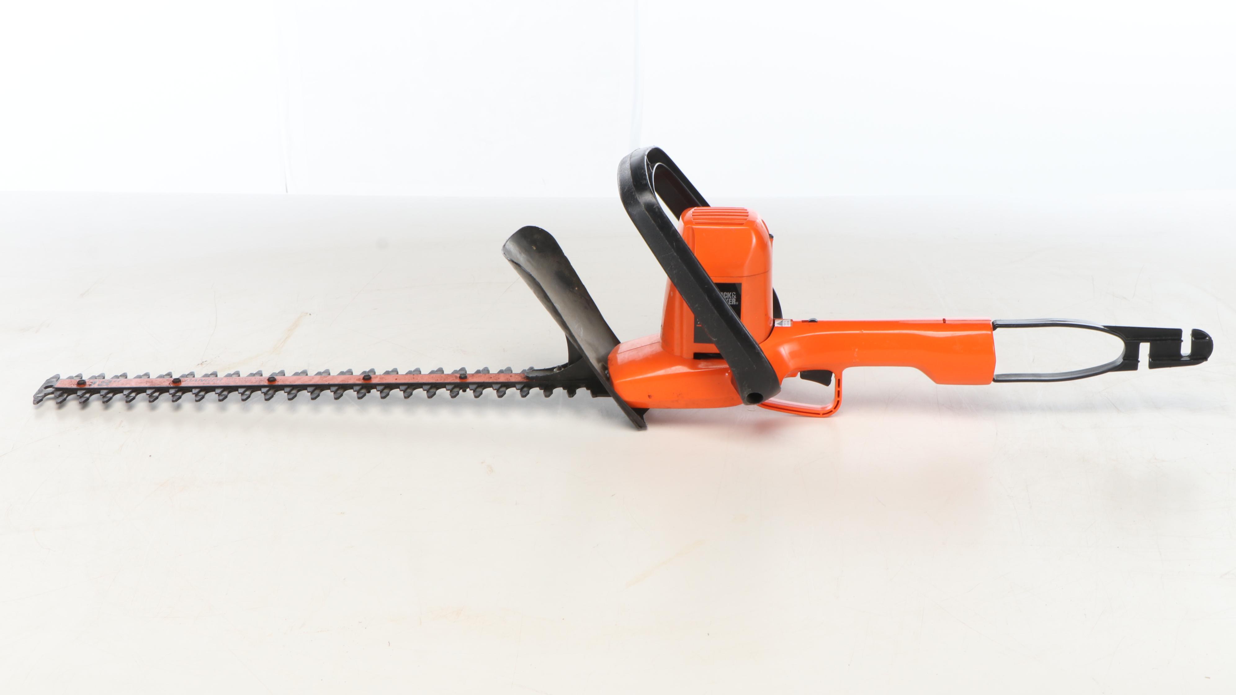 Remington Electric Chainsaw, Toro Leaf Blower and Black+Decker Hedge Trimmer