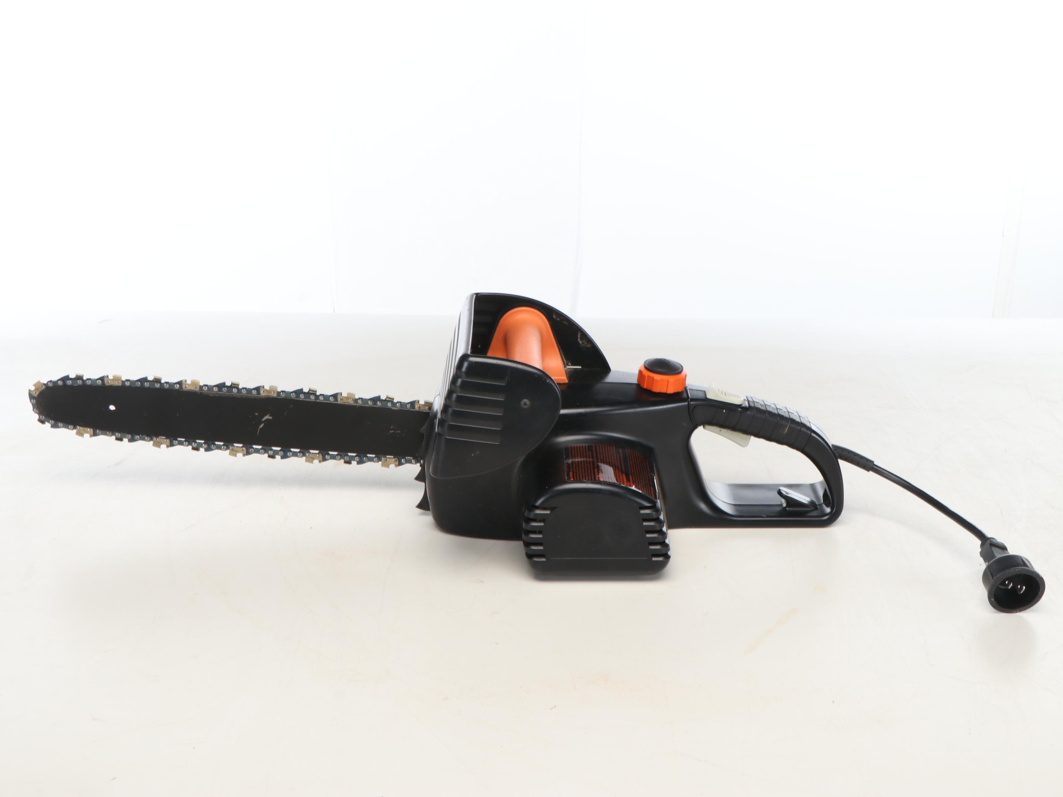 Remington Electric Chainsaw, Toro Leaf Blower and Black+Decker Hedge Trimmer