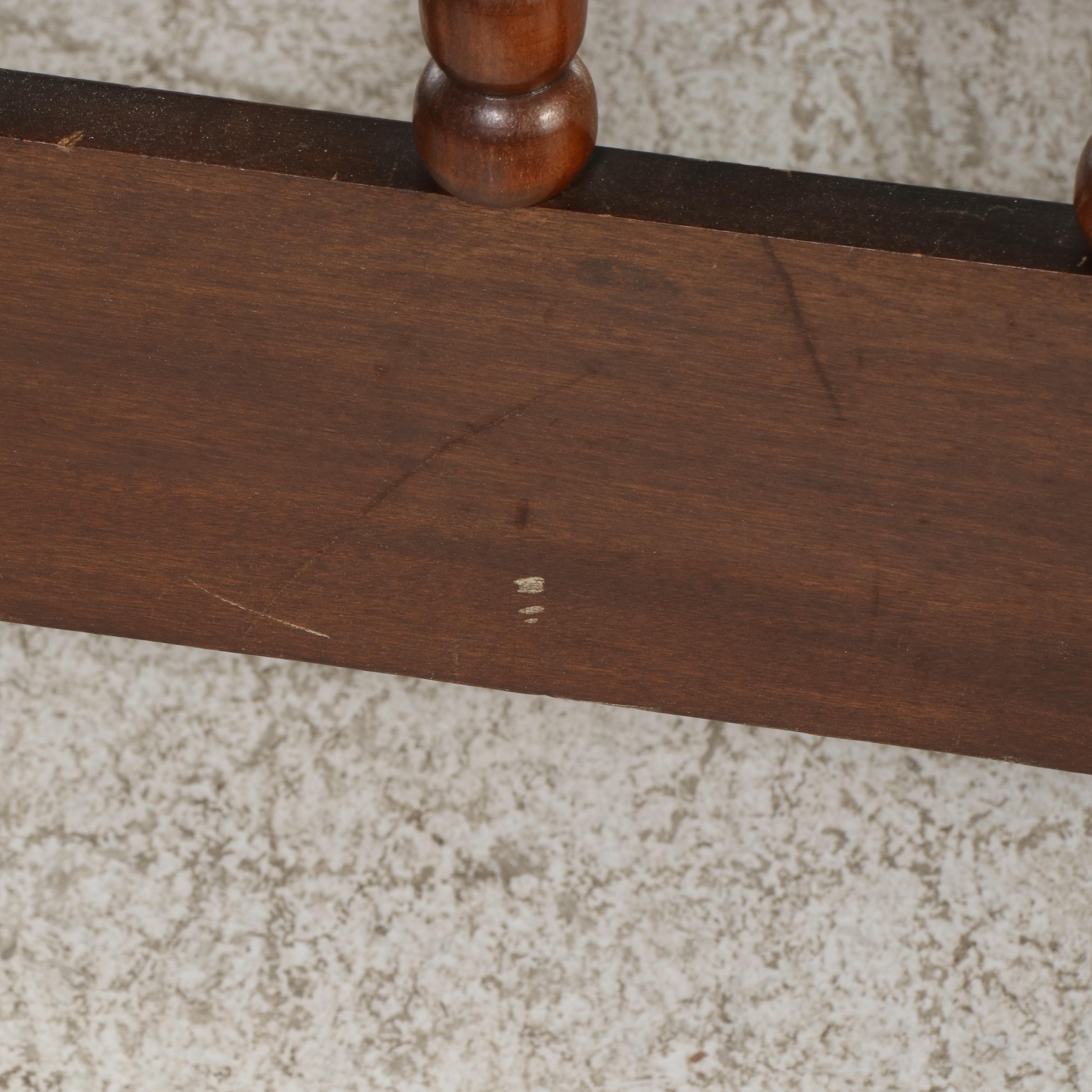 Pair of Jenny Lind Style Wood Twin Size Bed Frames, 20th Century