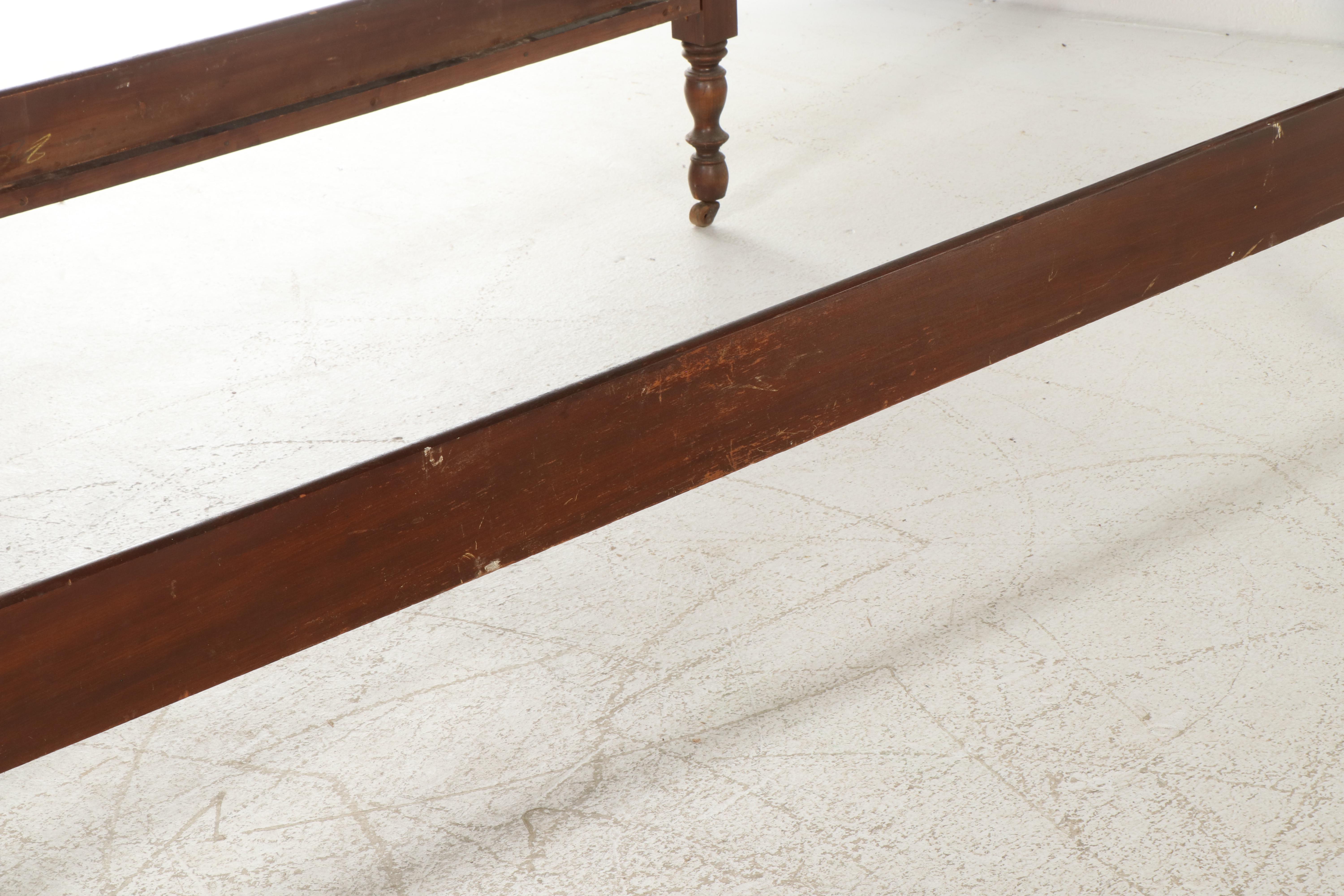 Pair of Jenny Lind Style Wood Twin Size Bed Frames, 20th Century