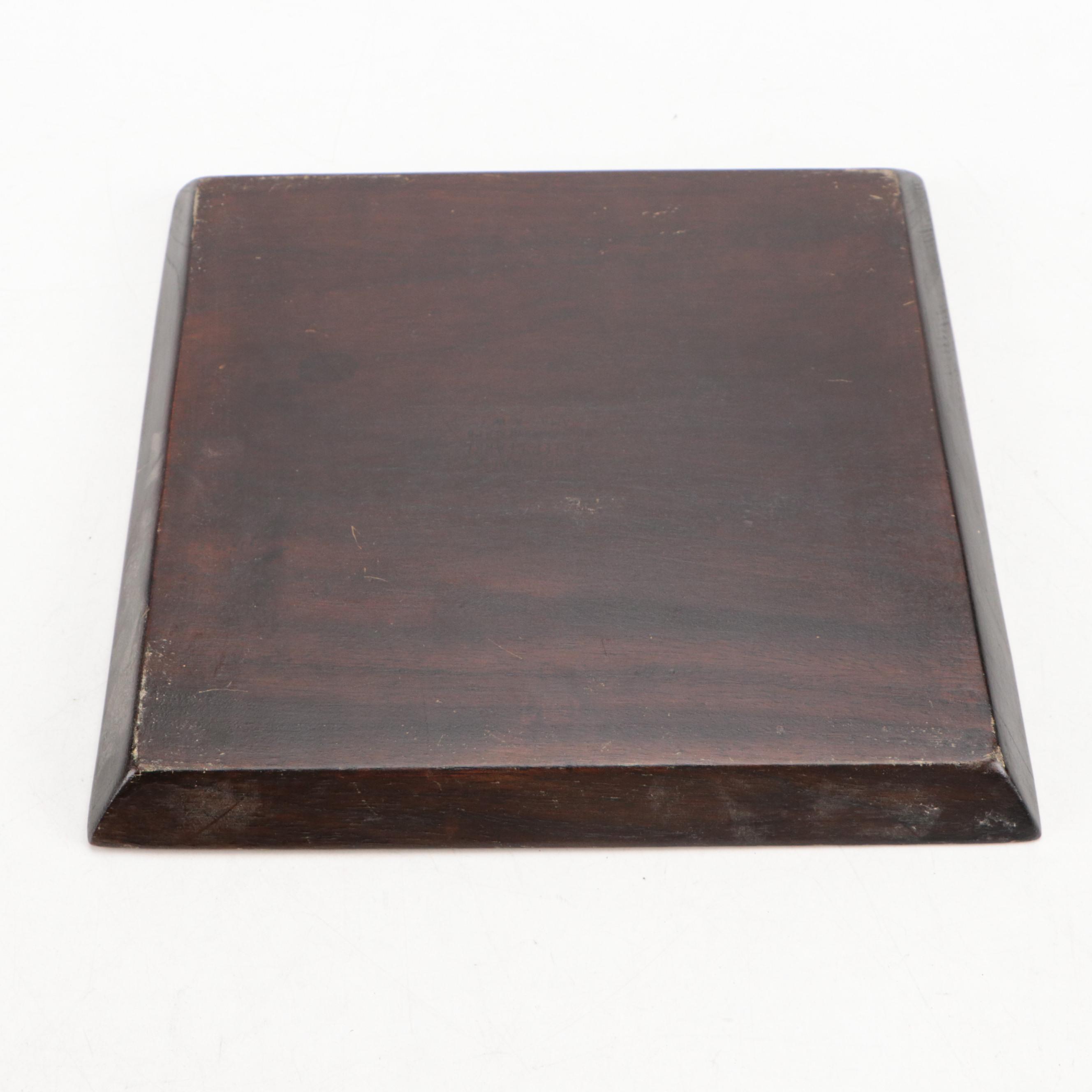 Lester Clarke and Other Wooden Serving Bowls and Tray, Mid to Late 20th Century