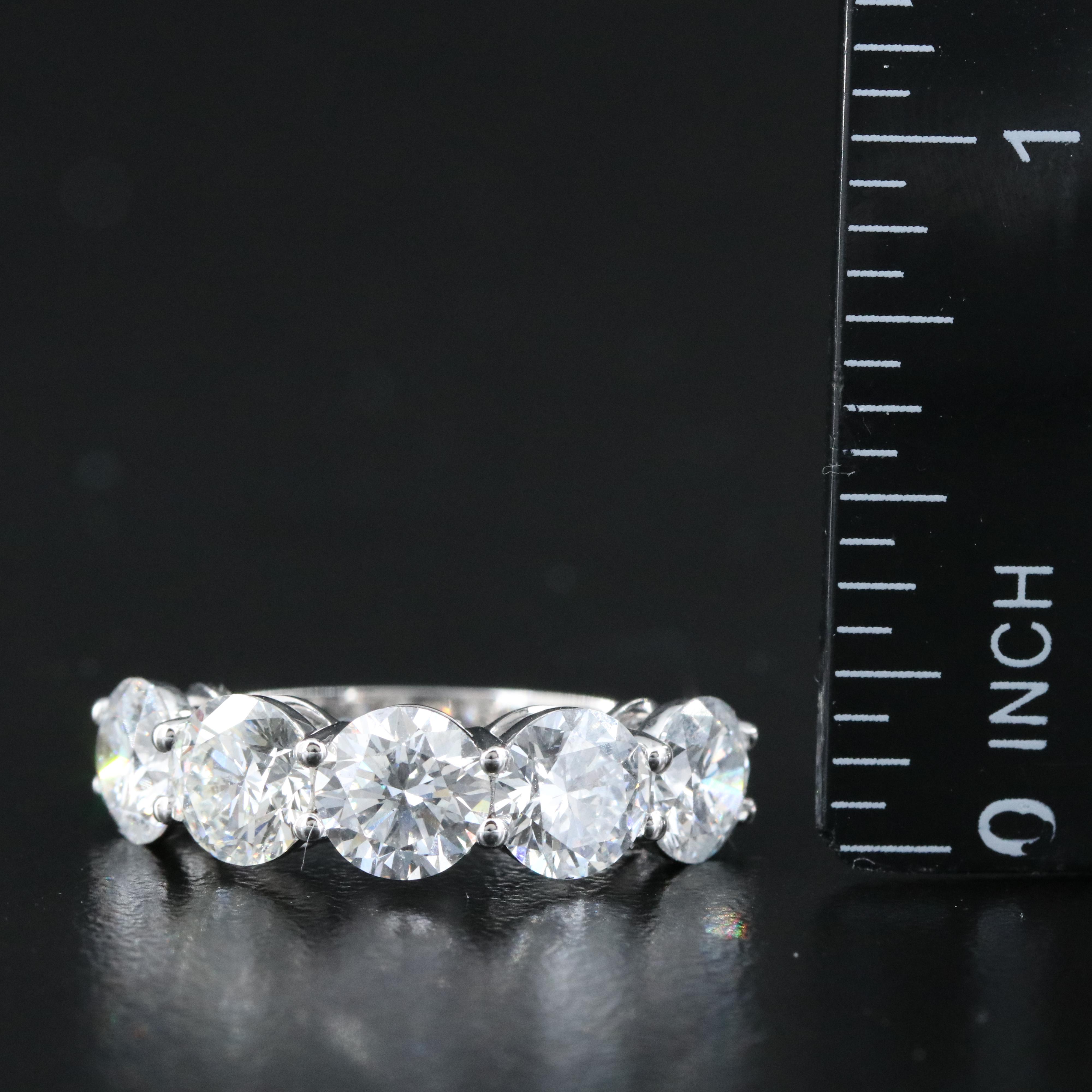 14K 4.17 CTW Lab Grown Diamond Ring