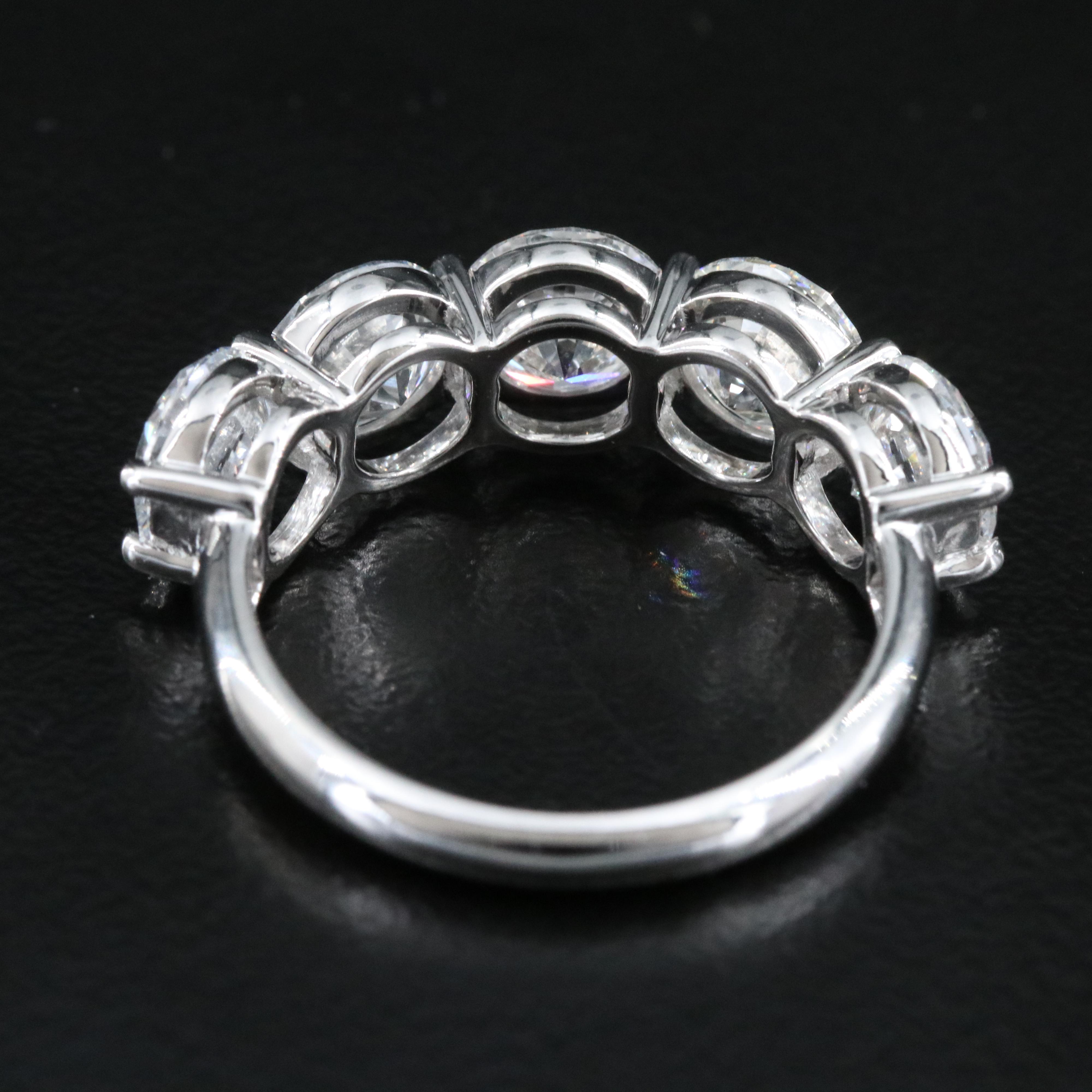 14K 4.17 CTW Lab Grown Diamond Ring