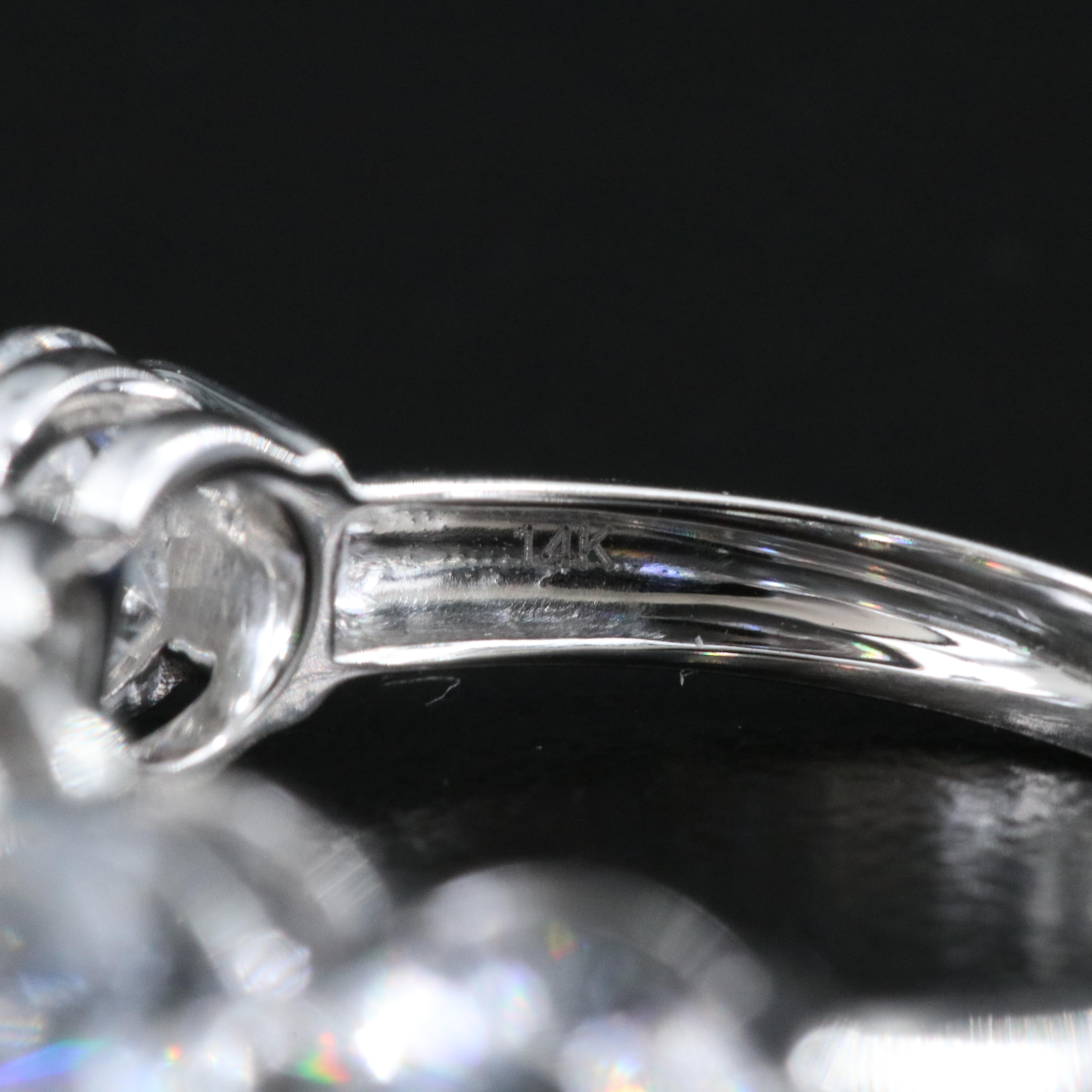 14K 4.17 CTW Lab Grown Diamond Ring
