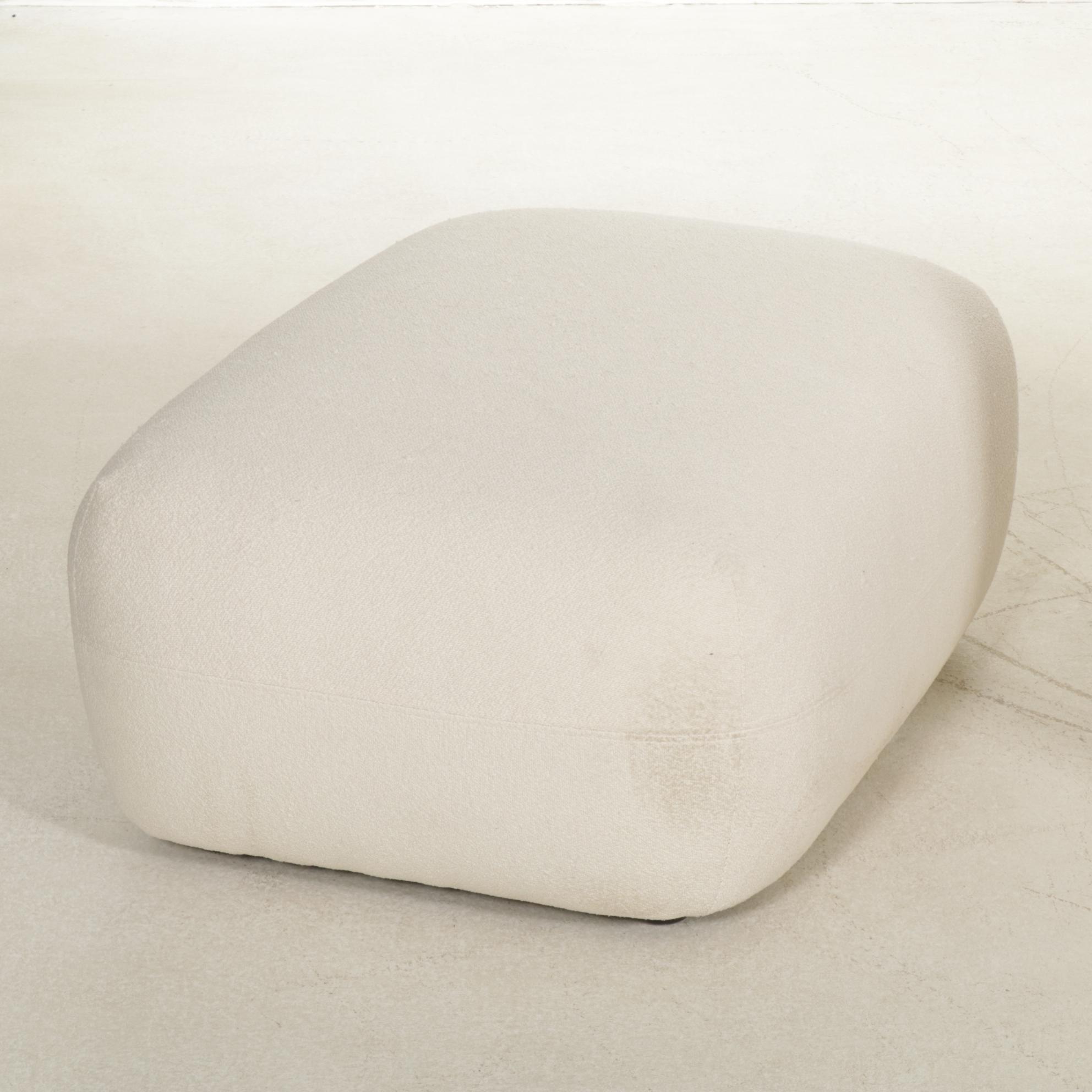 Castlery Modernist Curved Sectional Sofa and Ottoman