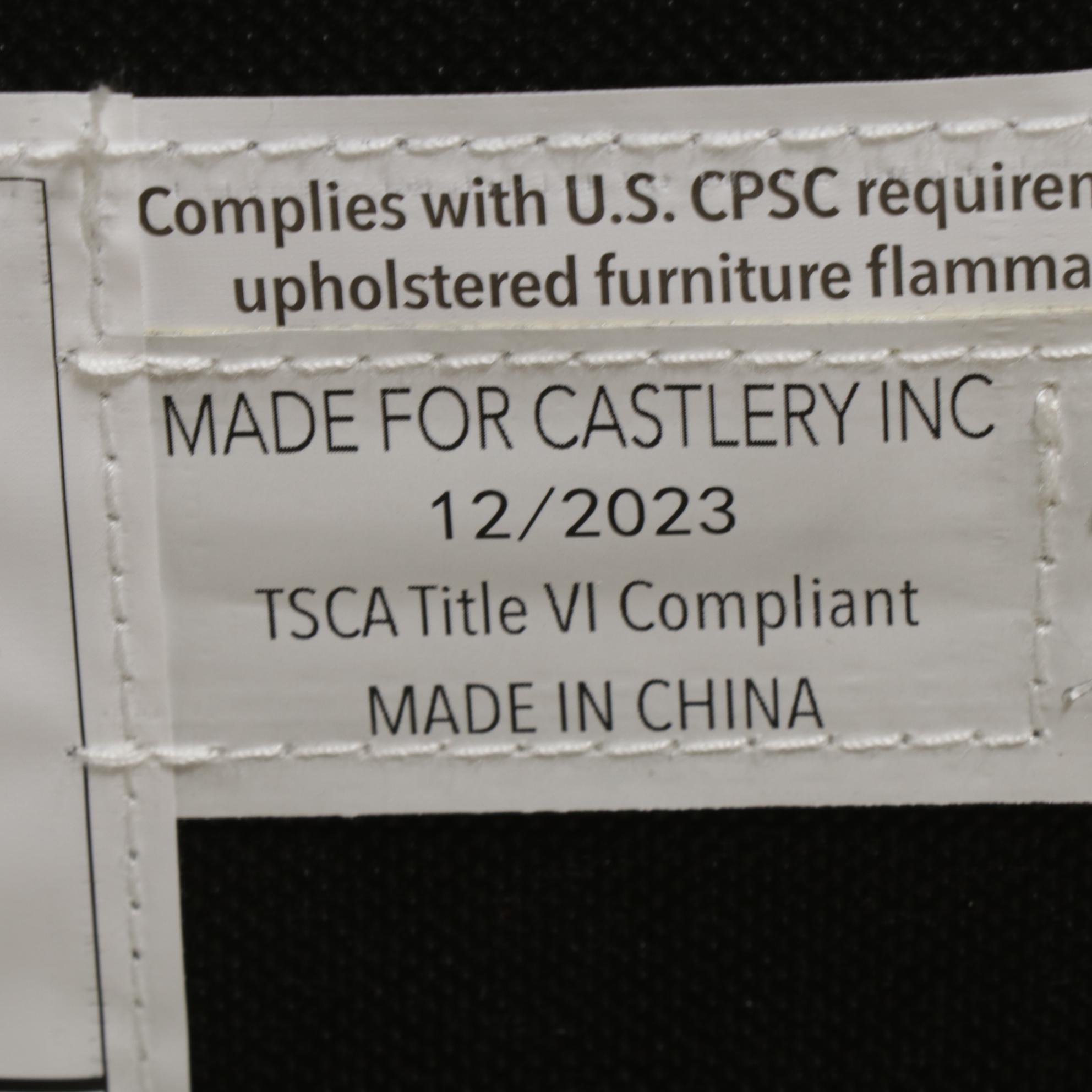 Castlery Modernist Curved Sectional Sofa and Ottoman