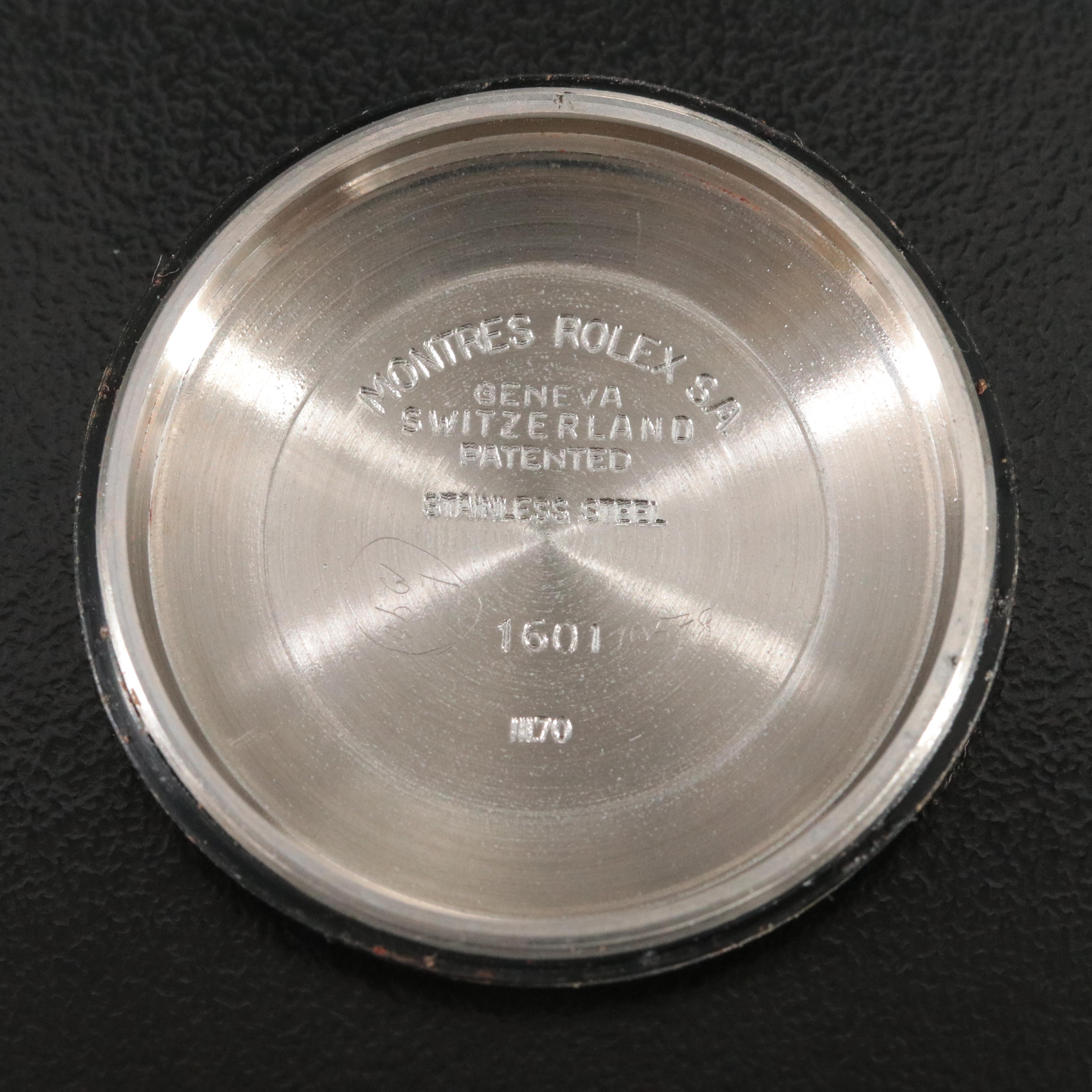 1970 Rolex Pie Pan Dial Datejust Watch