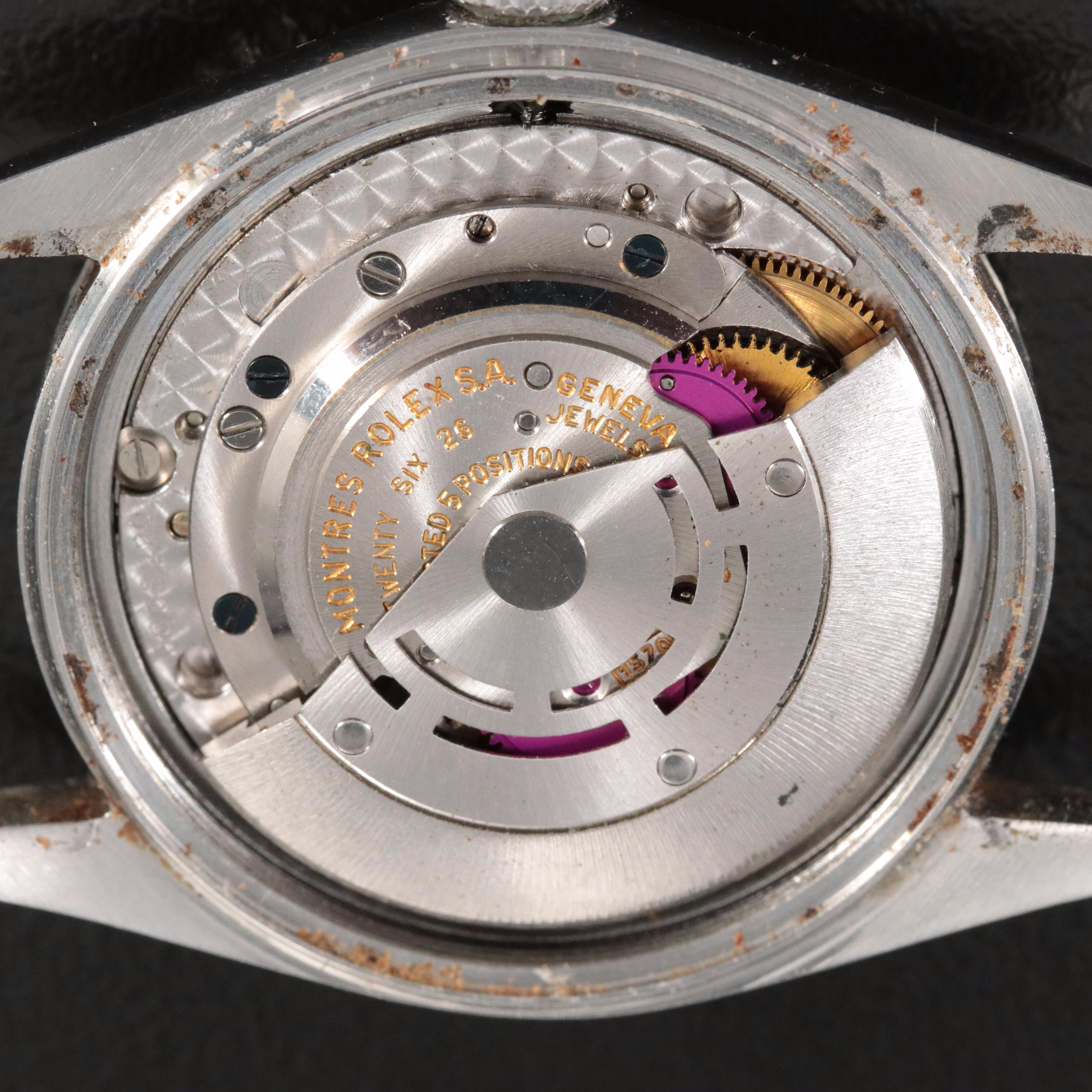 1970 Rolex Pie Pan Dial Datejust Watch