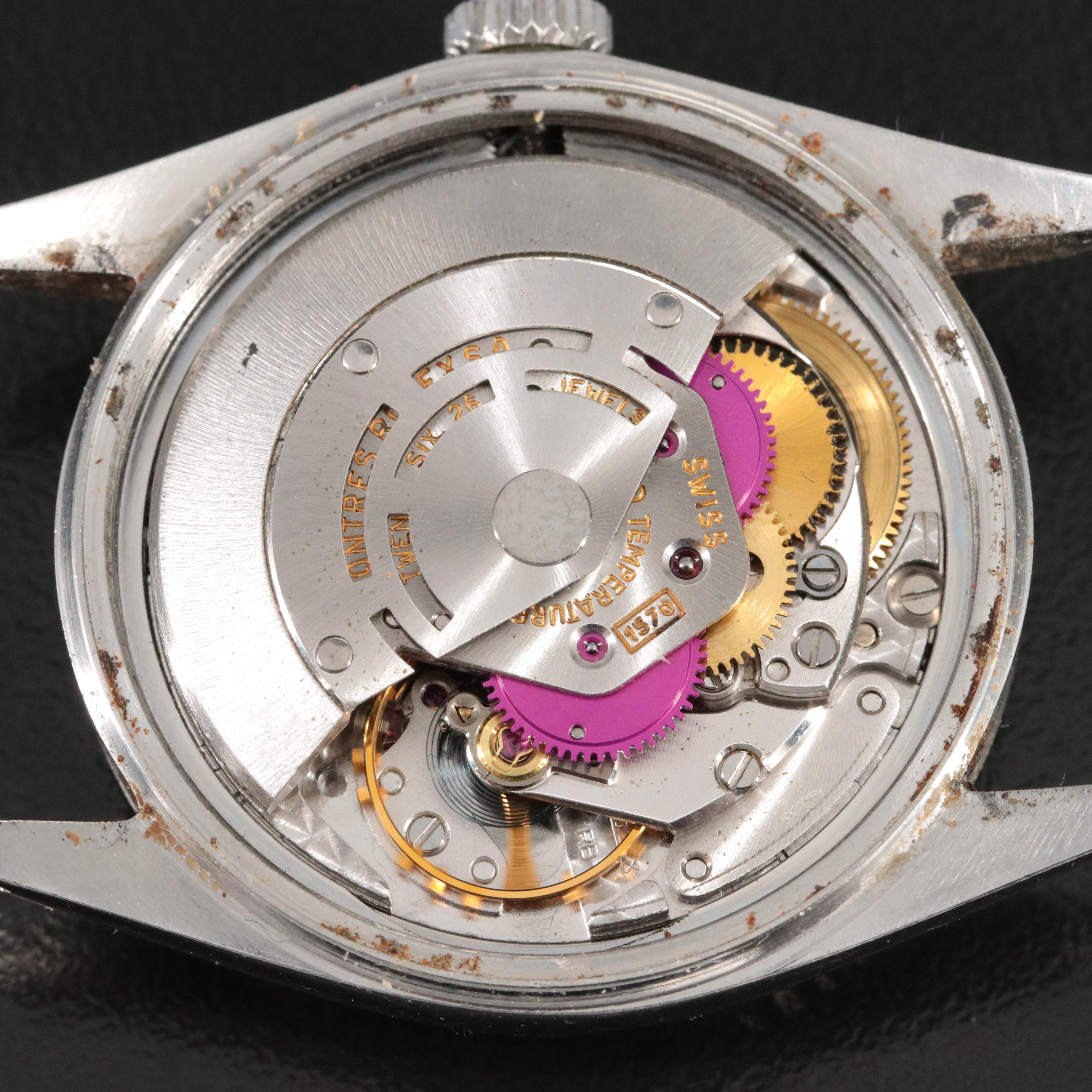 1970 Rolex Pie Pan Dial Datejust Watch