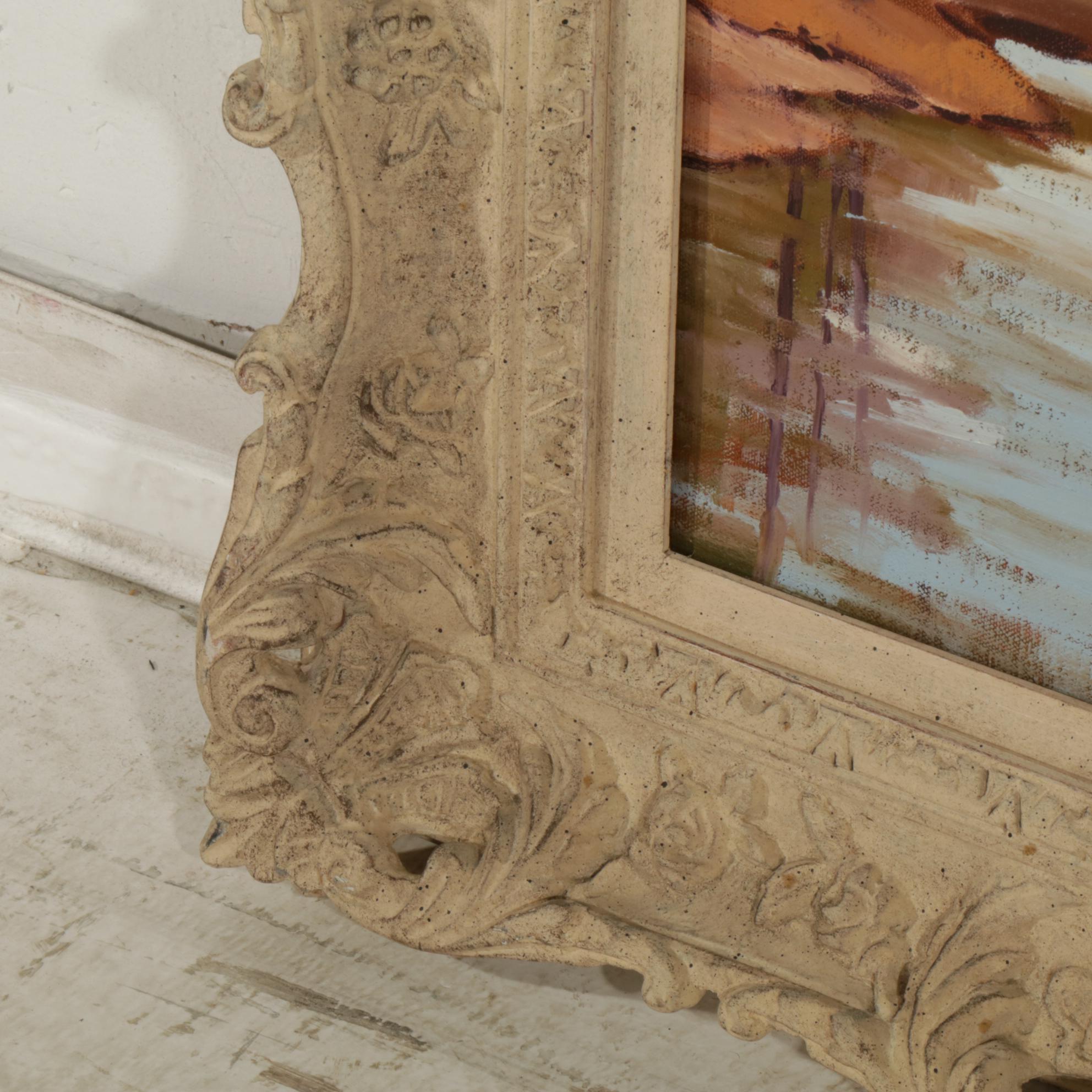 Impressionist Style Spring Landscape Oil Painting Signed Alberta Doan