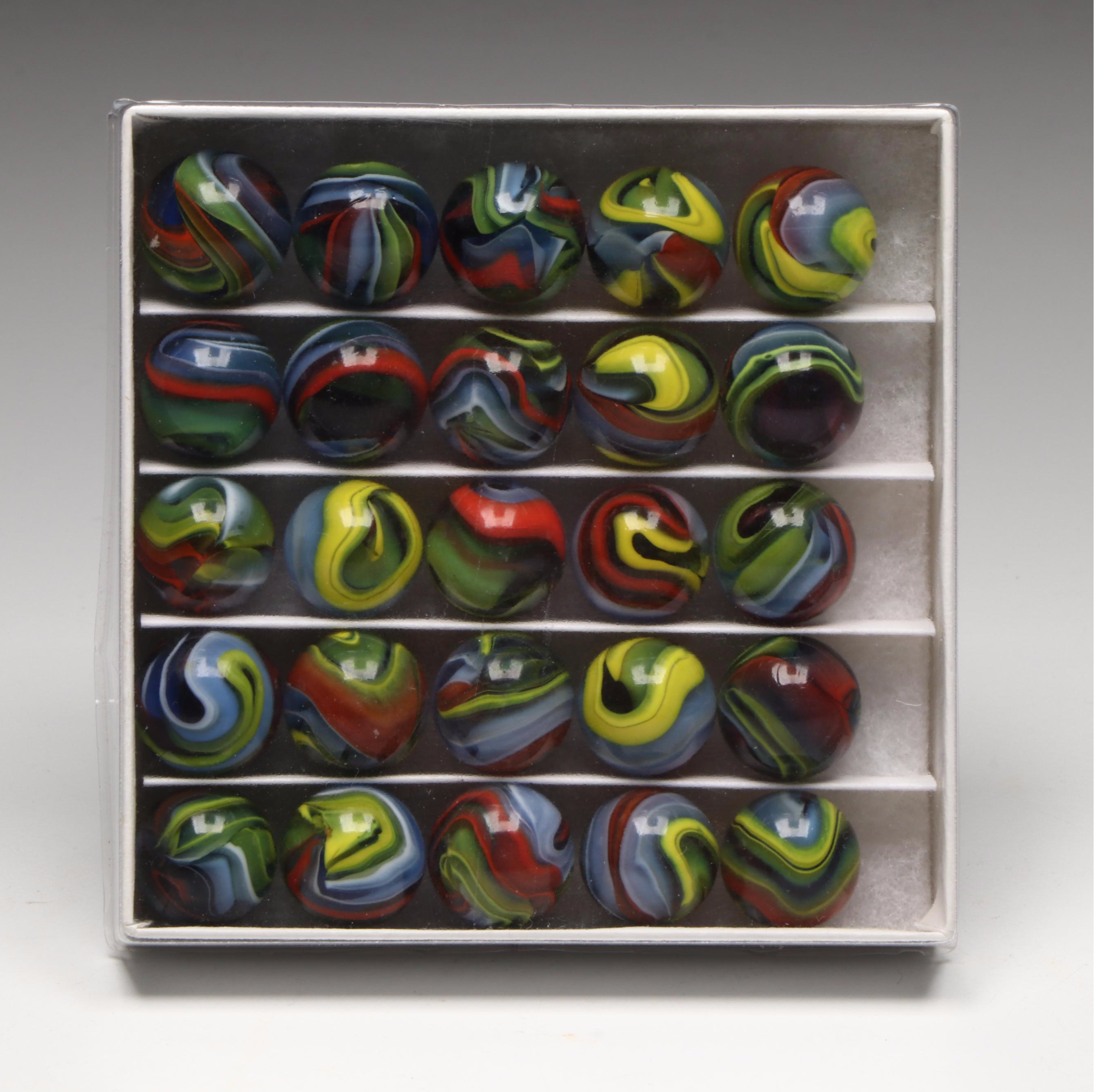 Vacor de Mexico First Run Michelangelo Glass Marbles