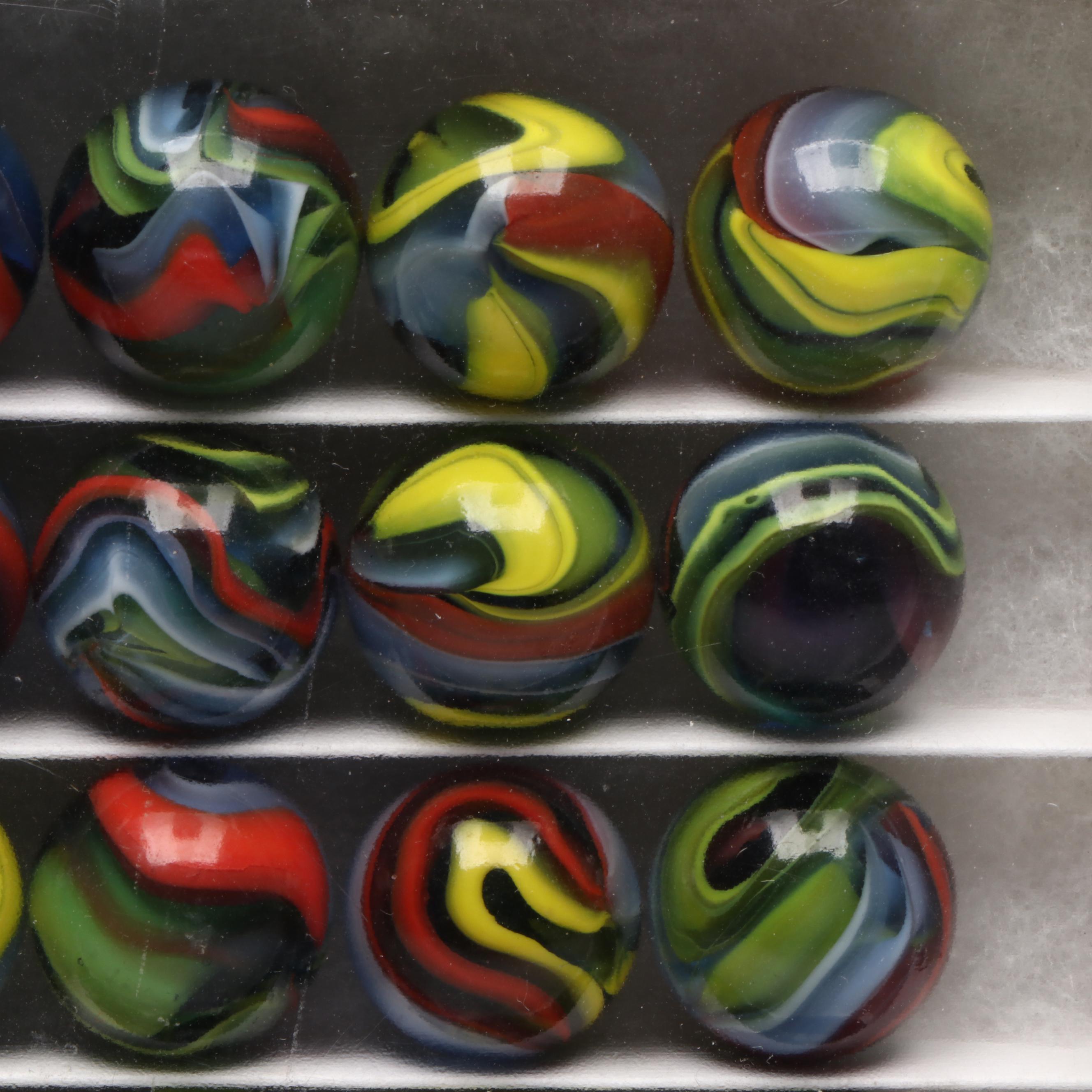 Vacor de Mexico First Run Michelangelo Glass Marbles