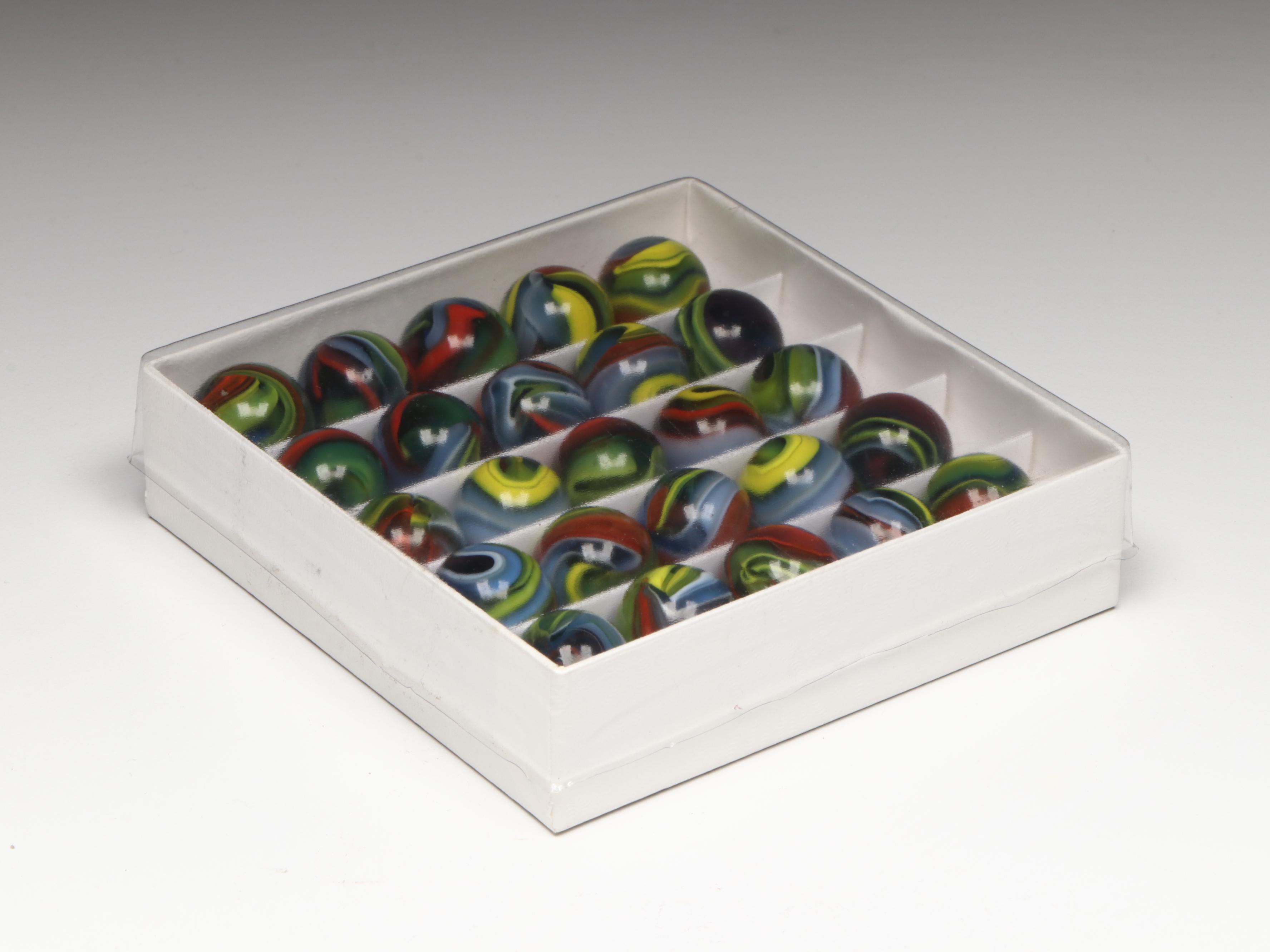 Vacor de Mexico First Run Michelangelo Glass Marbles