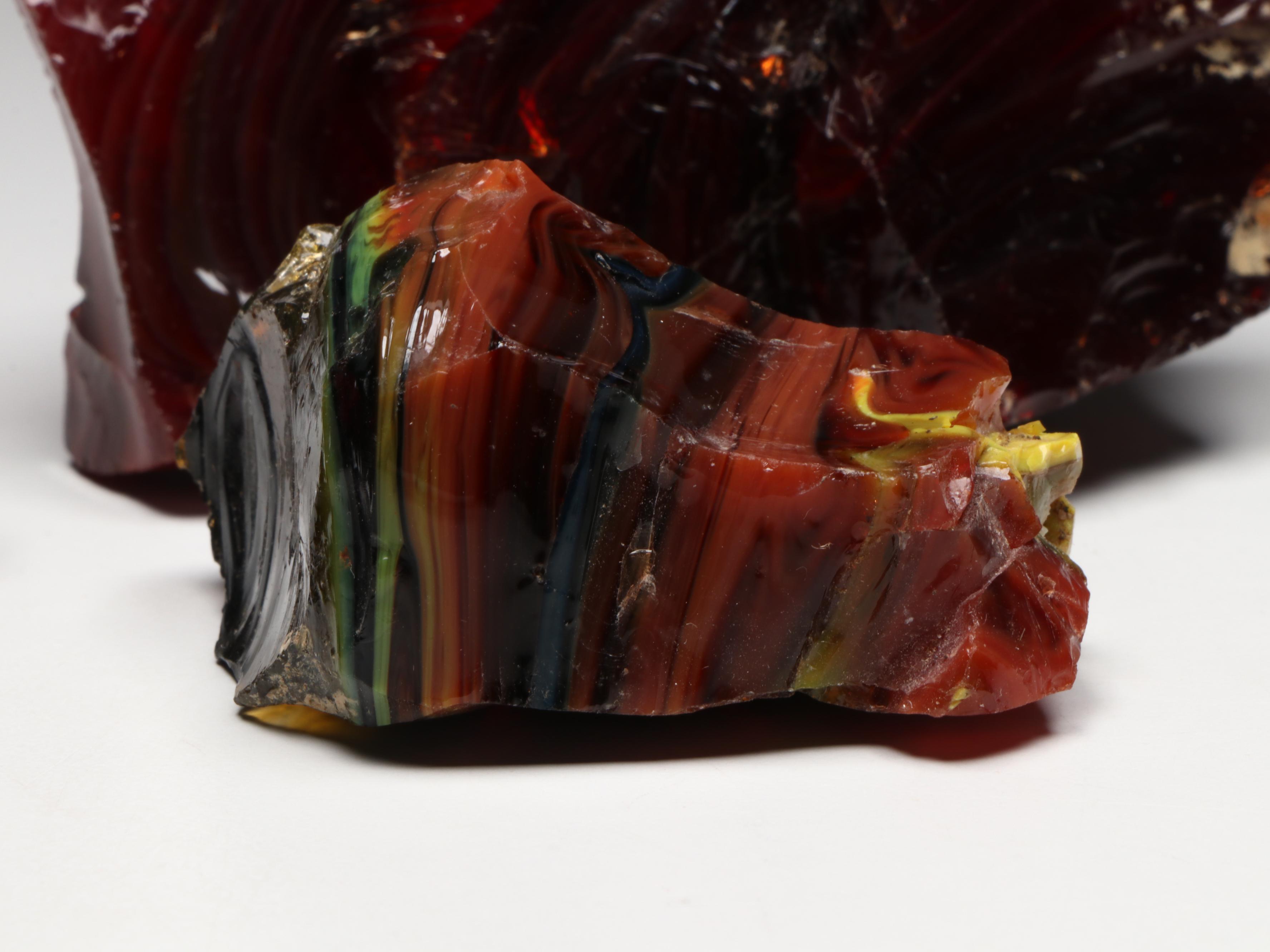 Oxblood Glass Marble Cullet