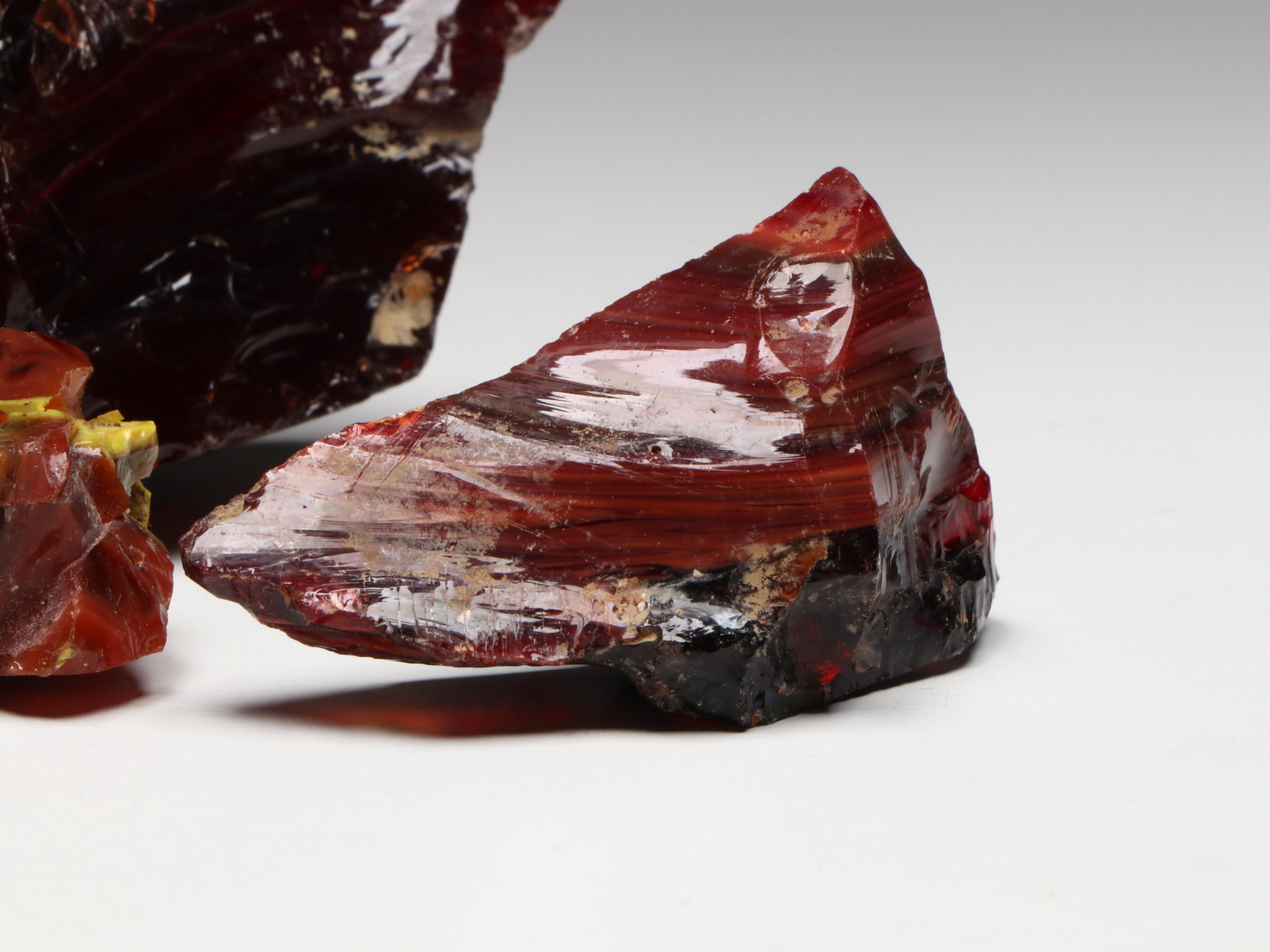Oxblood Glass Marble Cullet