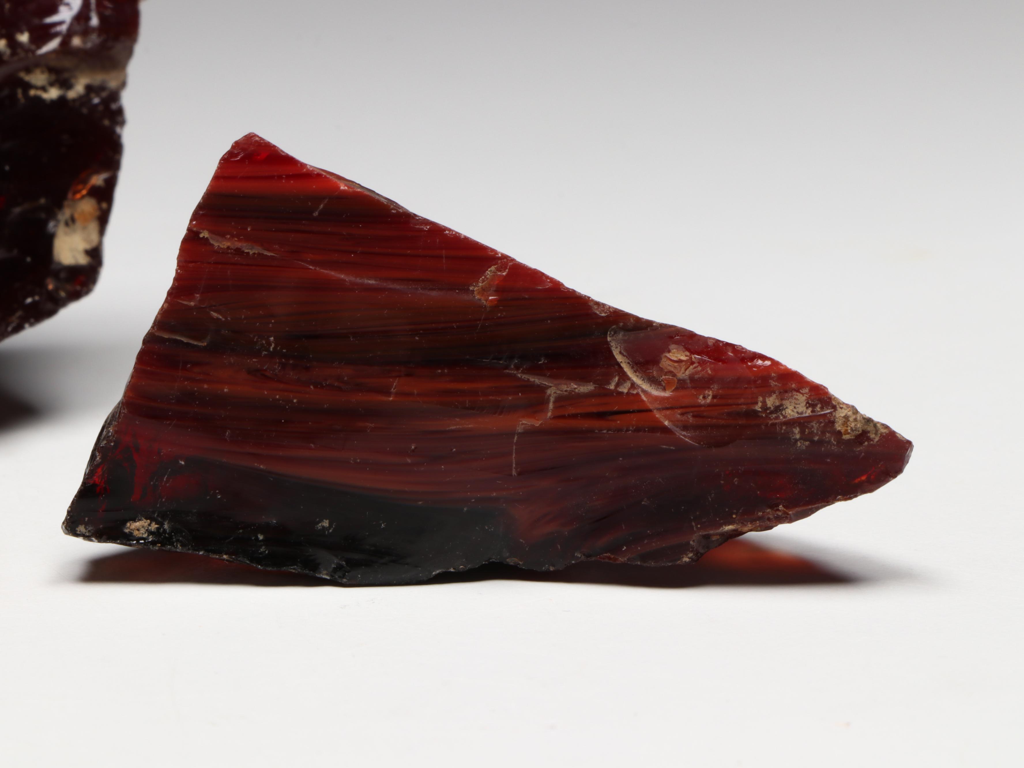 Oxblood Glass Marble Cullet