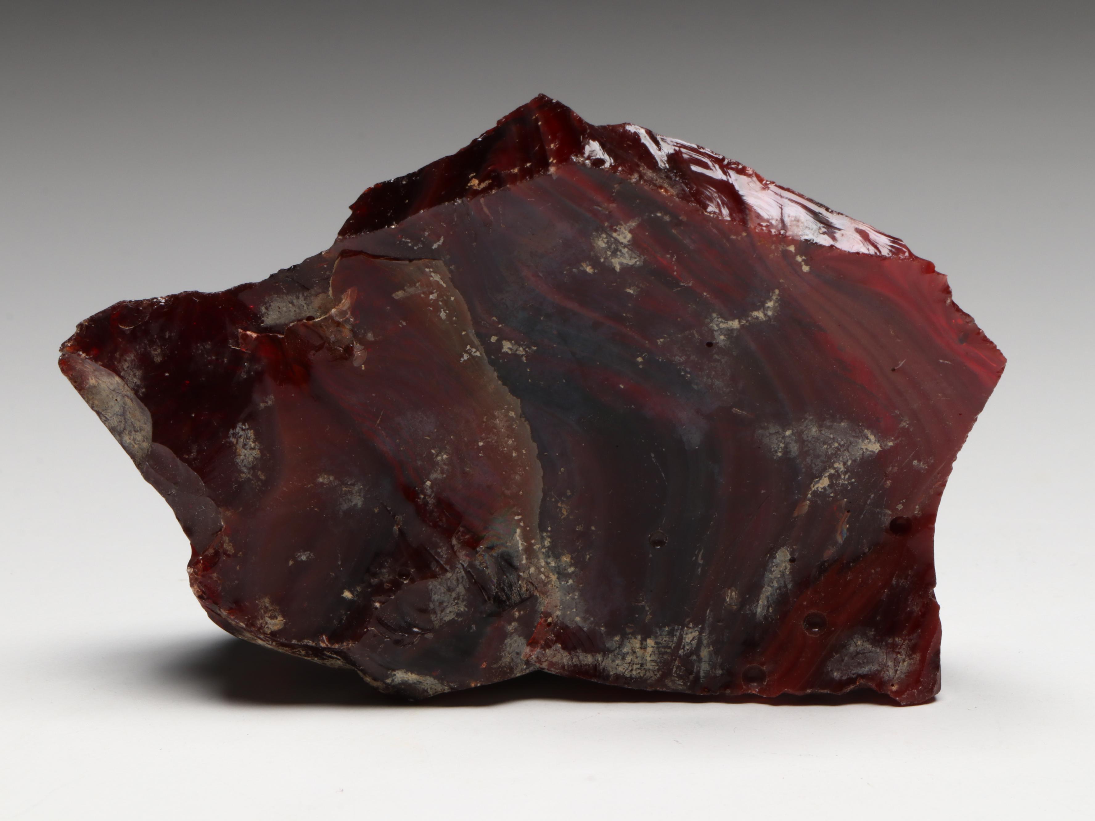 Oxblood Glass Marble Cullet