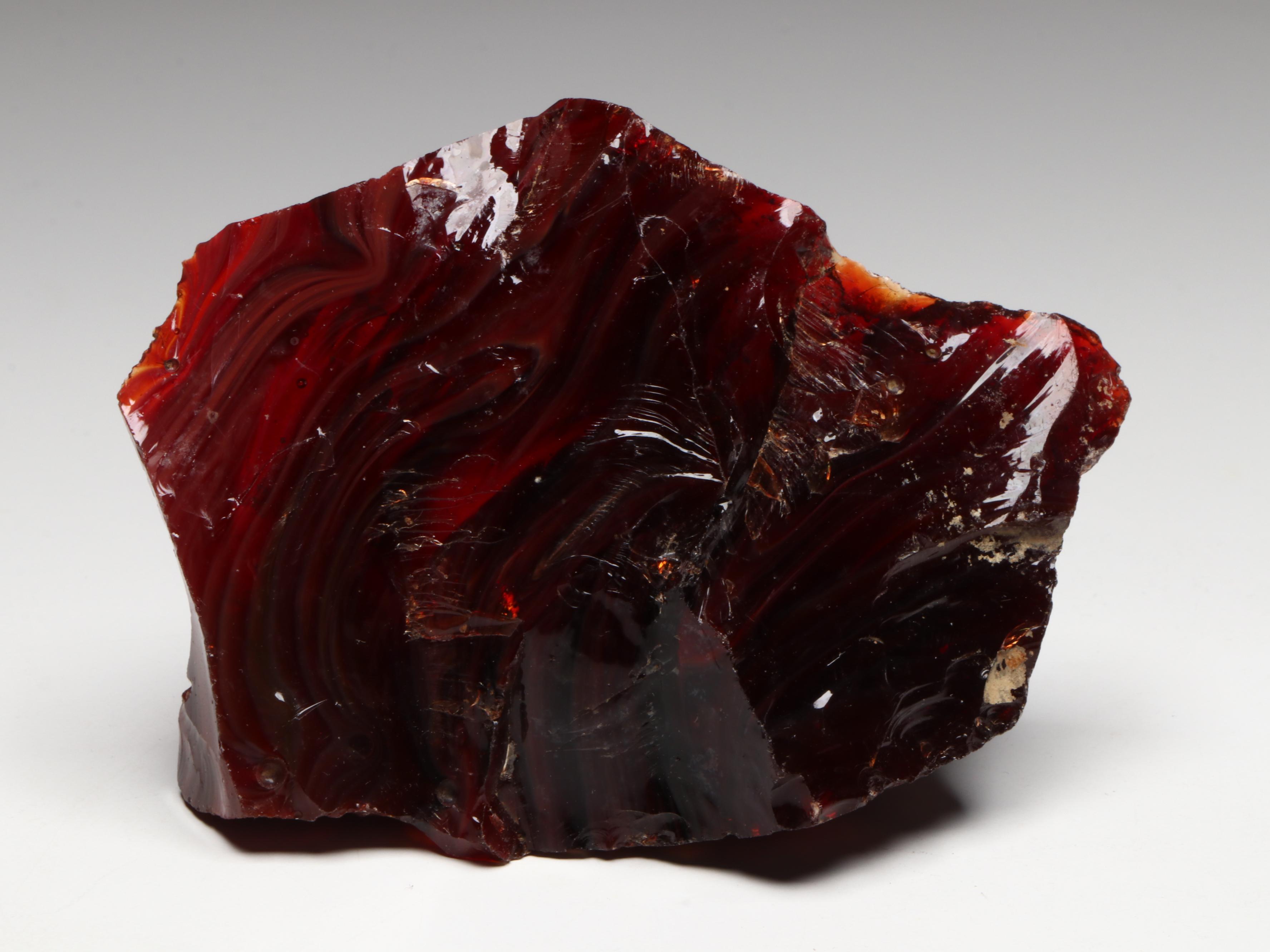 Oxblood Glass Marble Cullet