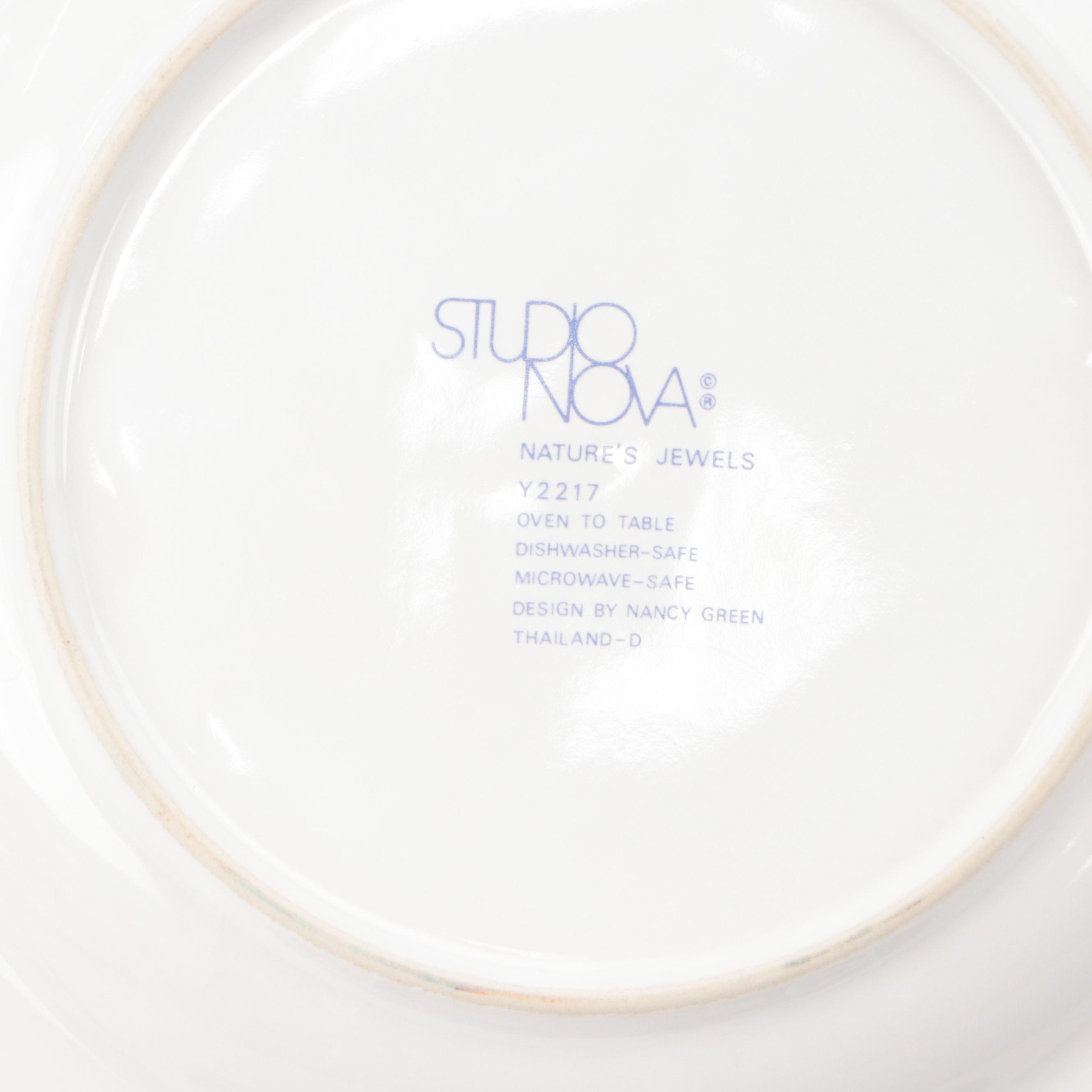 Studio Nova "Nature's Jewels" Dinnerware with Other Table Accessories