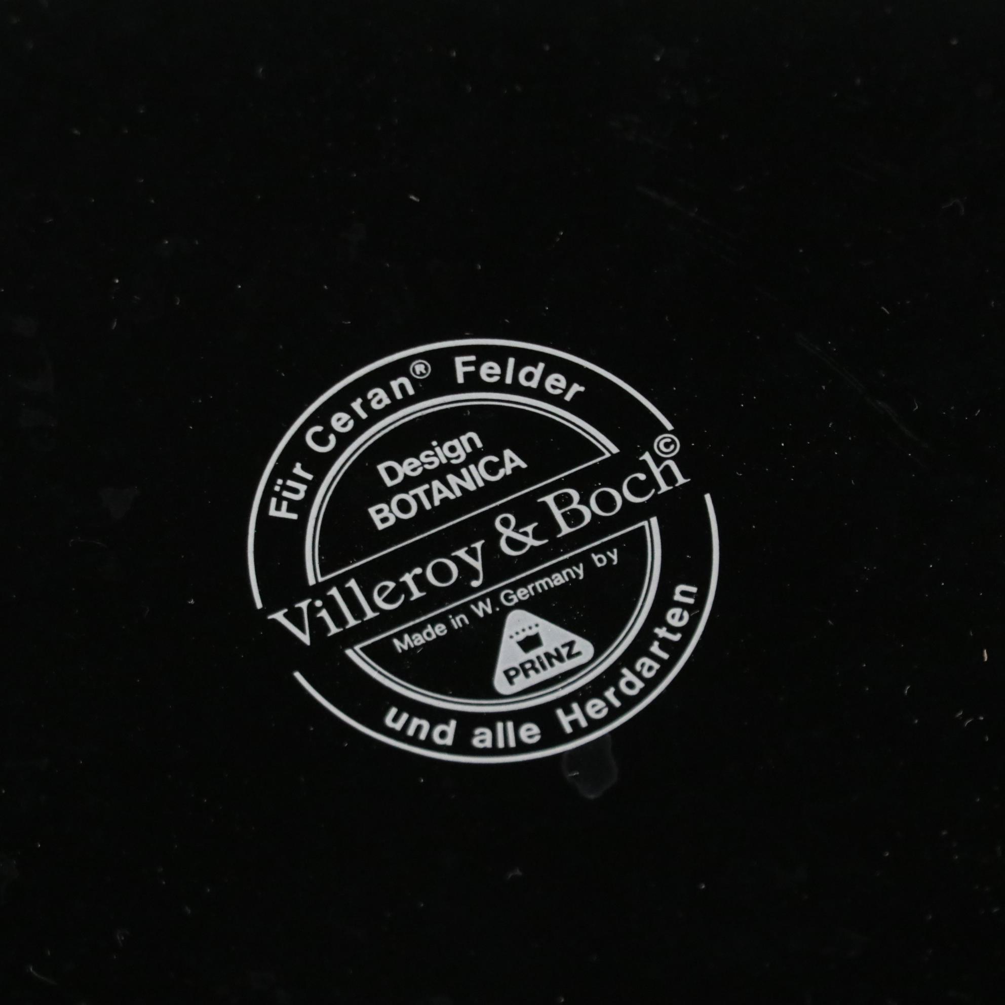 Villeroy & Boch "Botanica" Enameled Metal Pots with Spoon Rest