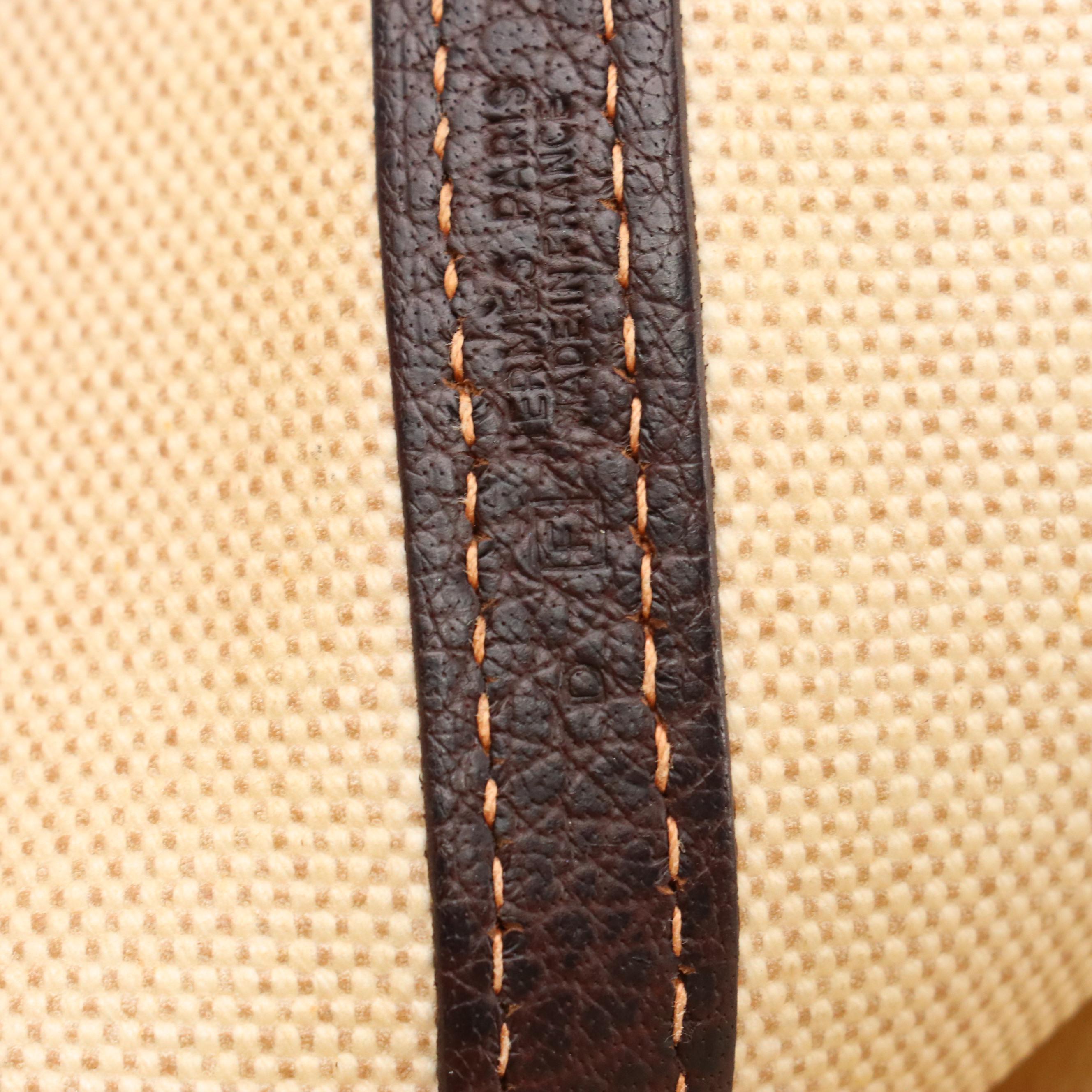 Hermès Garden Party 36 Tote in Natural Toile with Water Buffalo Trim