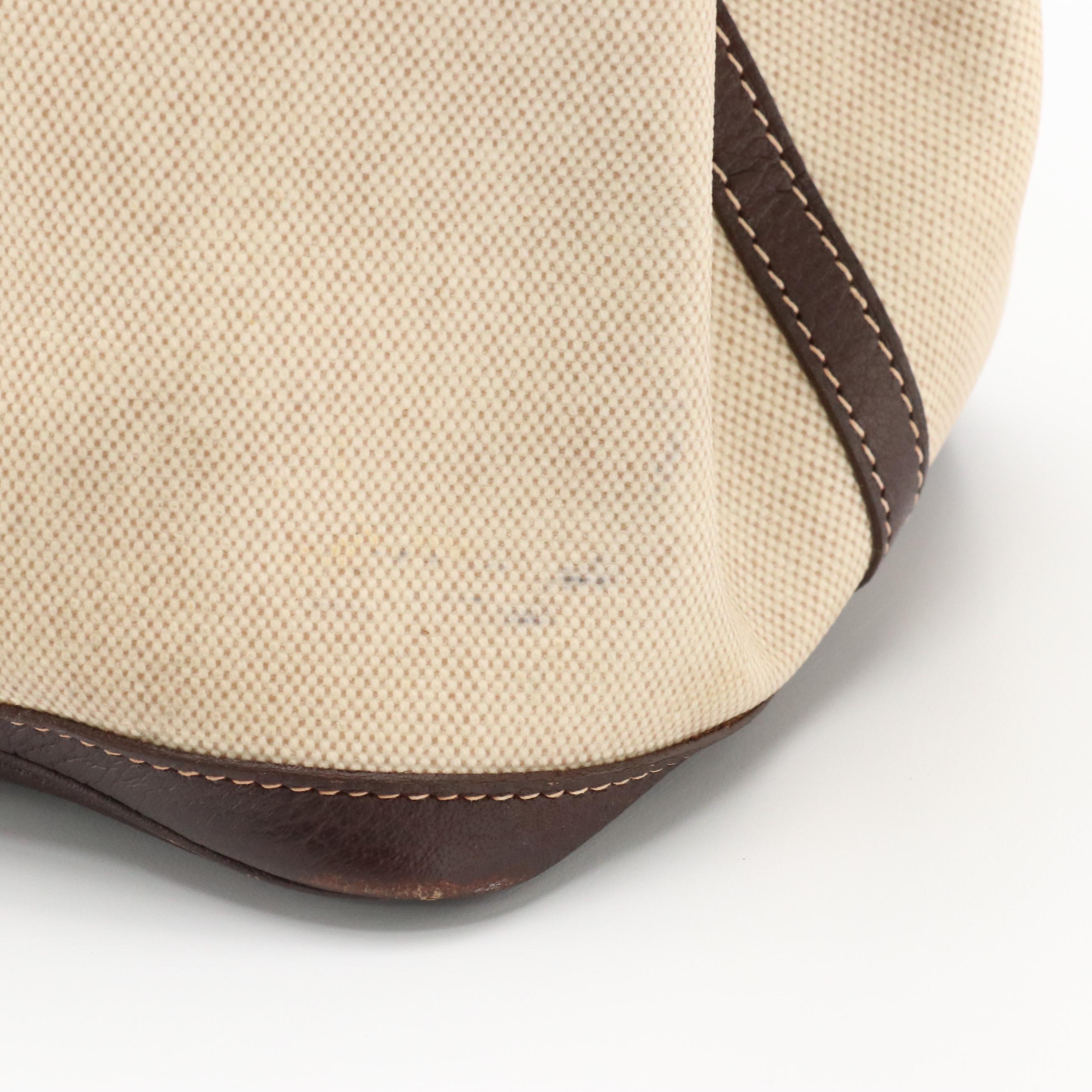 Hermès Garden Party 36 Tote in Natural Toile with Water Buffalo Trim