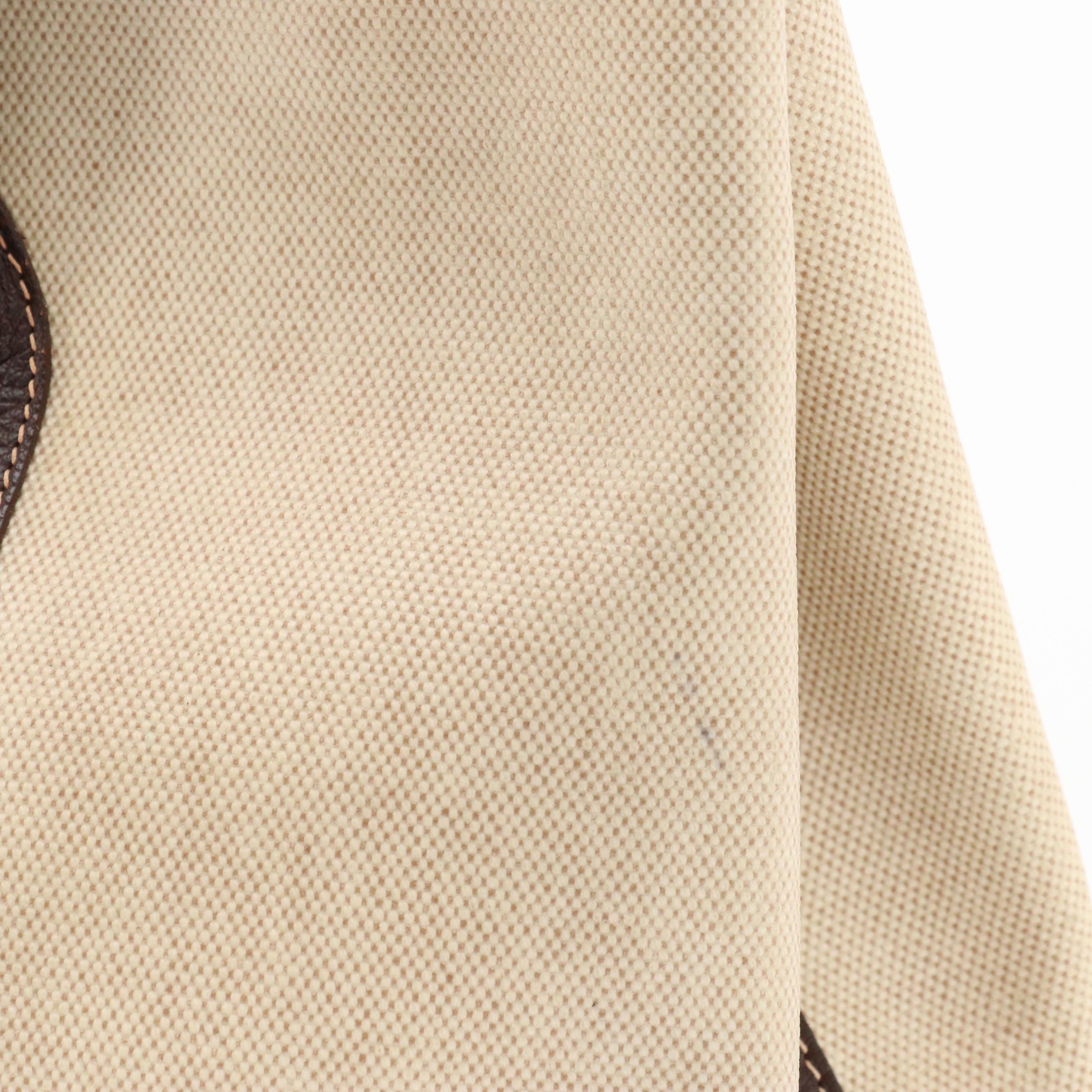 Hermès Garden Party 36 Tote in Natural Toile with Water Buffalo Trim