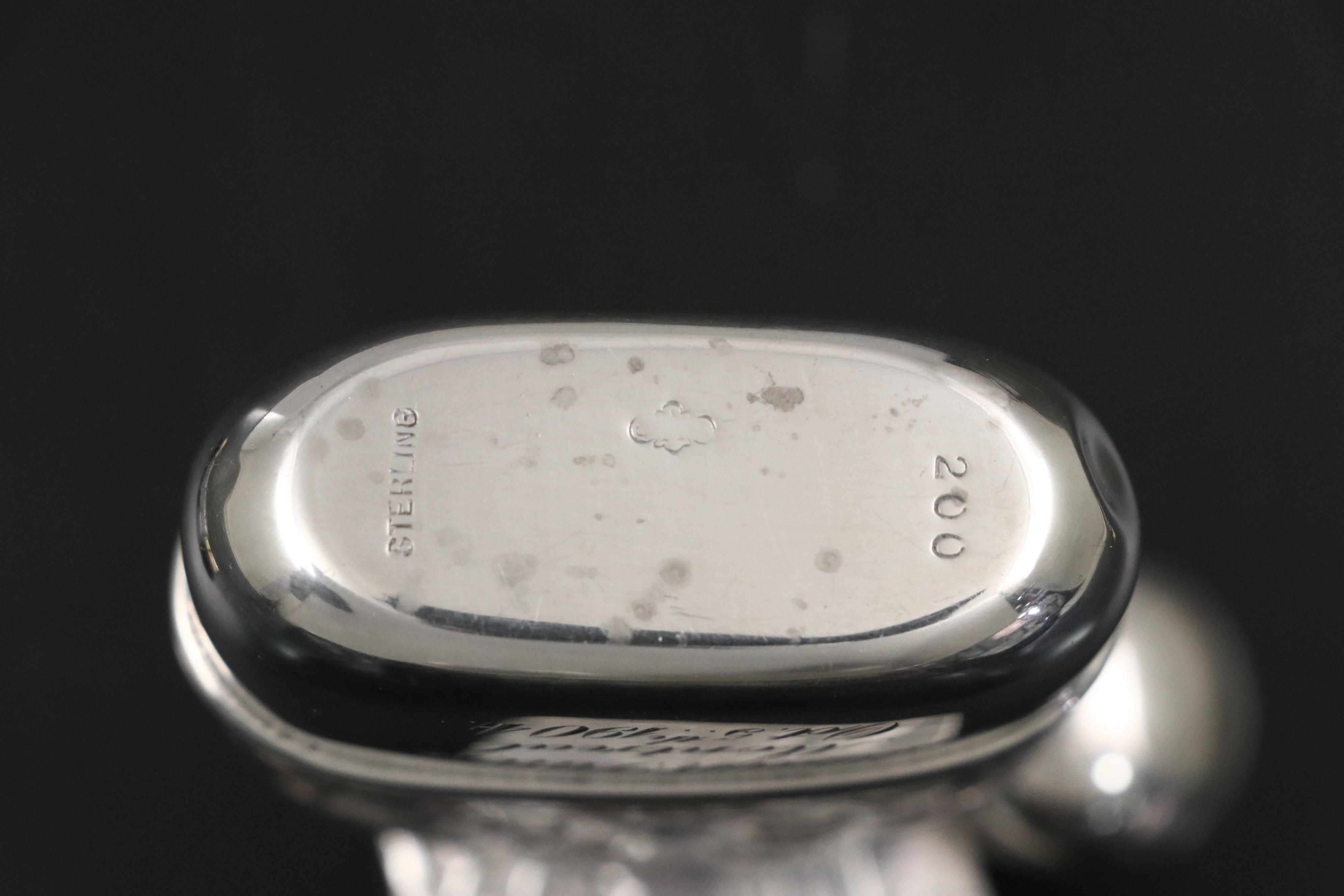 Edwardian Sterling Silver Overlay with Other Perfume Bottles and Accessories