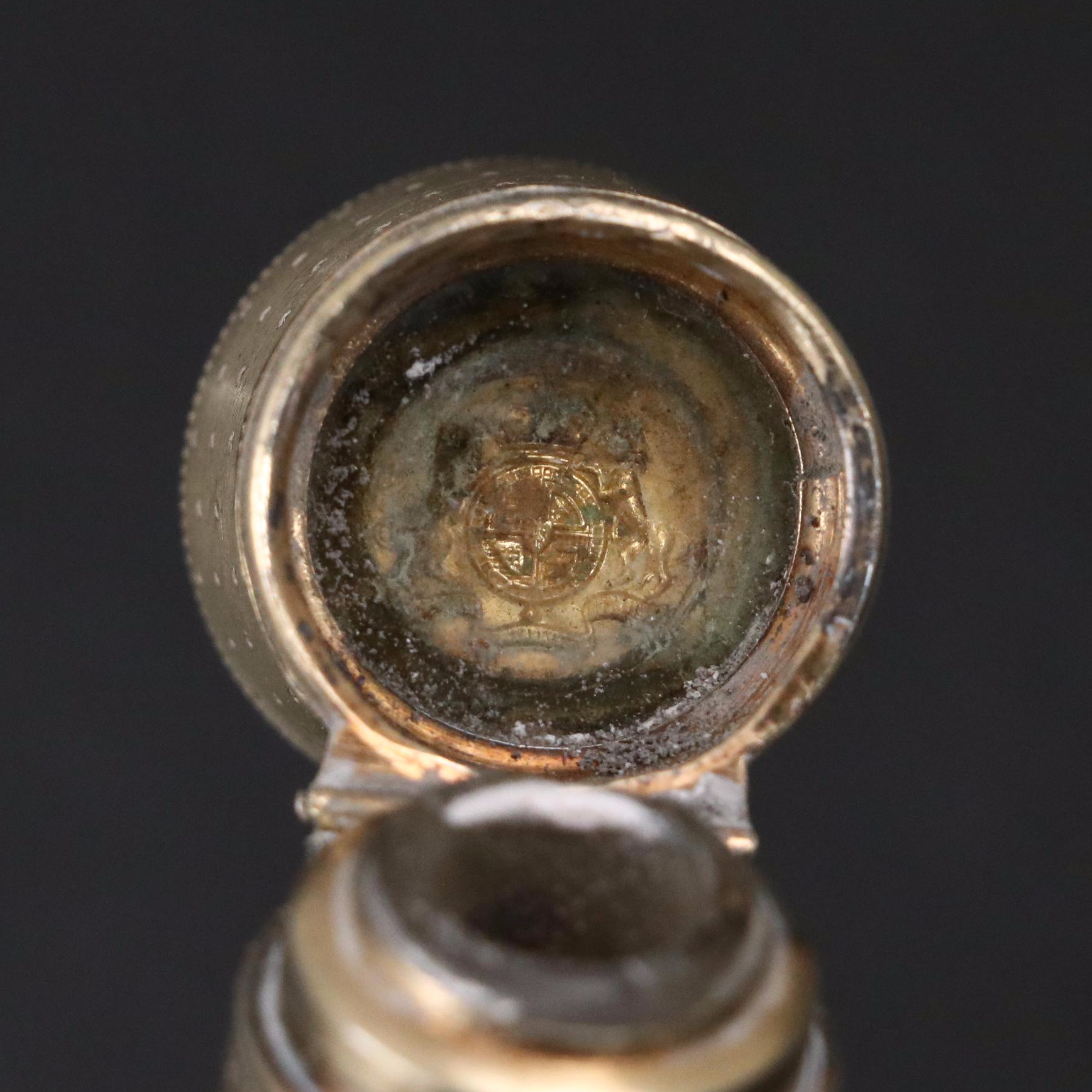 Edwardian Sterling Silver Overlay with Other Perfume Bottles and Accessories