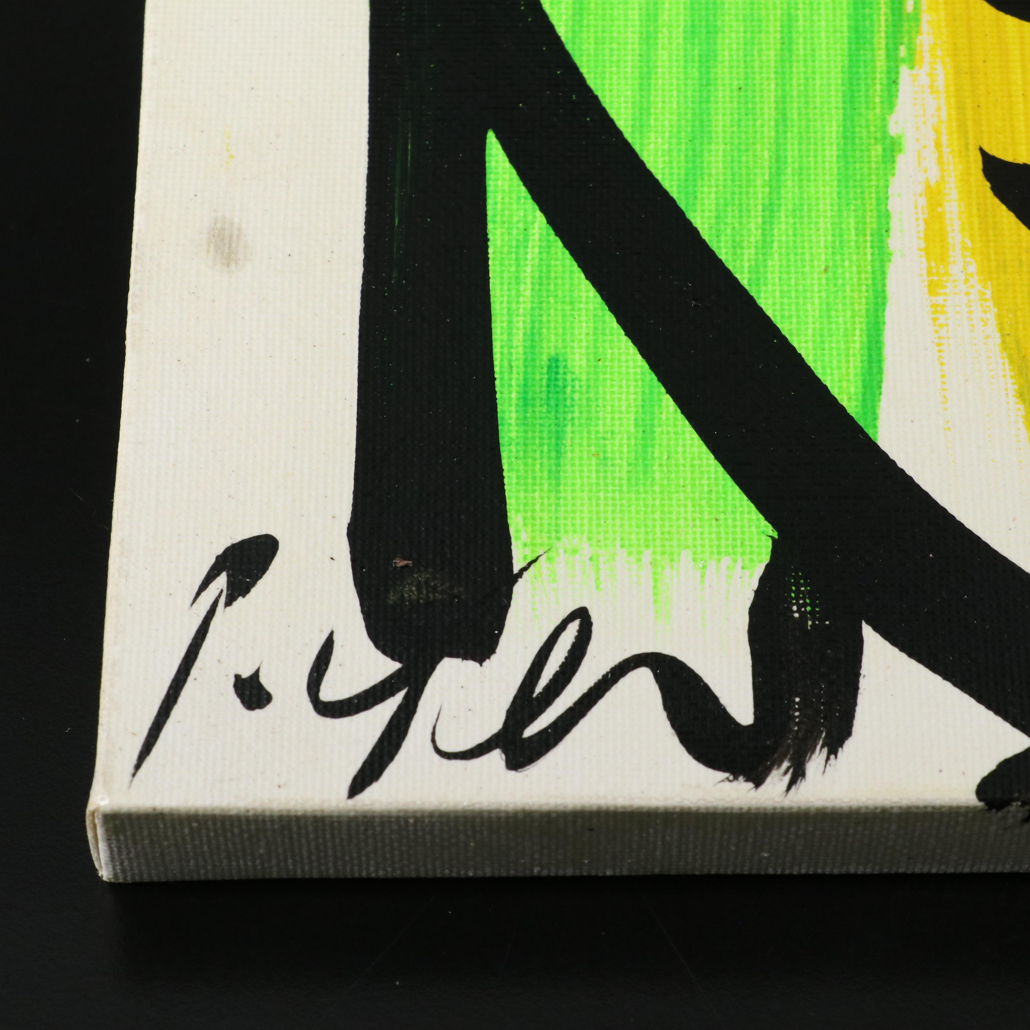 Peter Robert Keil Stylized Acrylic Portrait