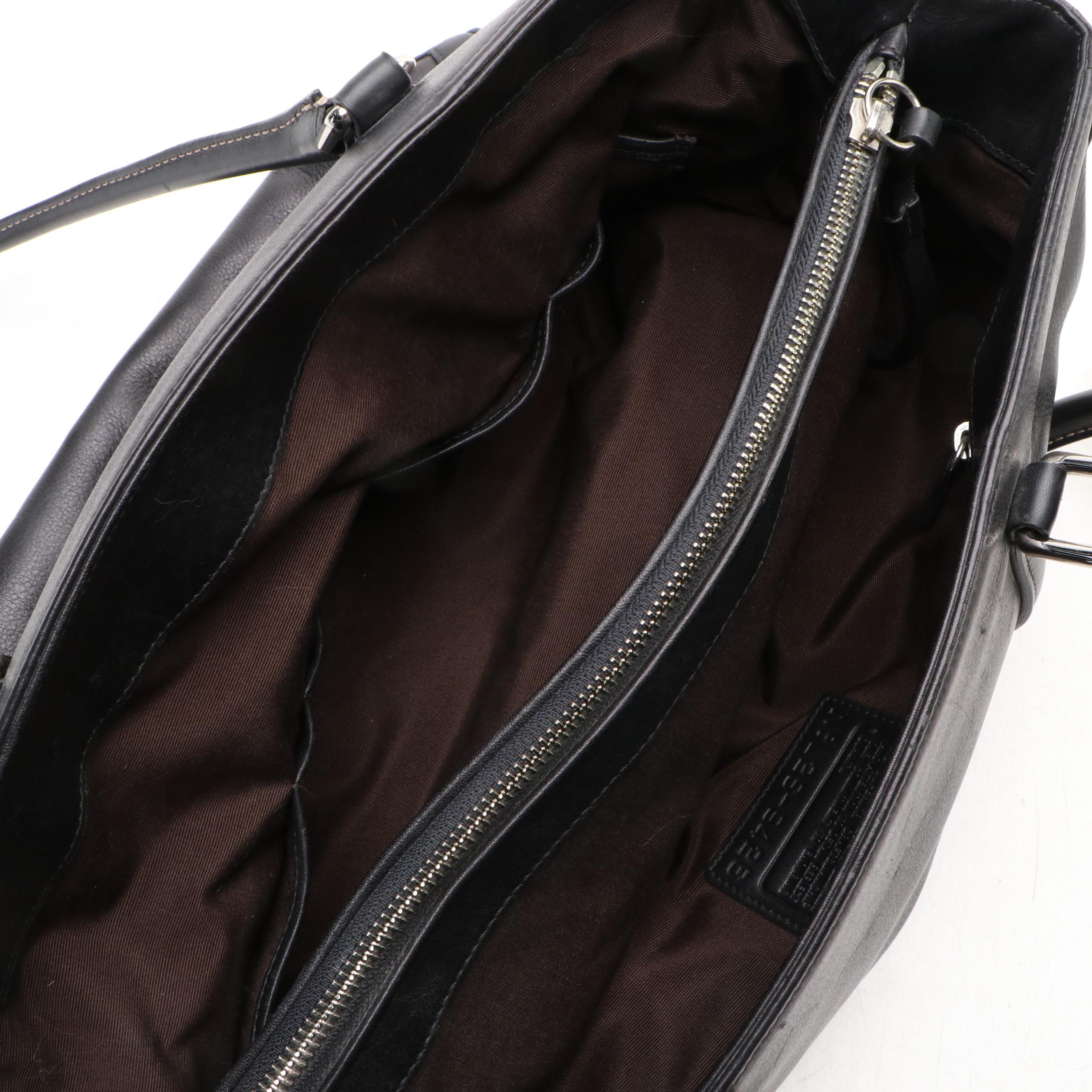 Coach Legacy Satchel Tote 9426 in Cowhide with Bridle Leather Trim