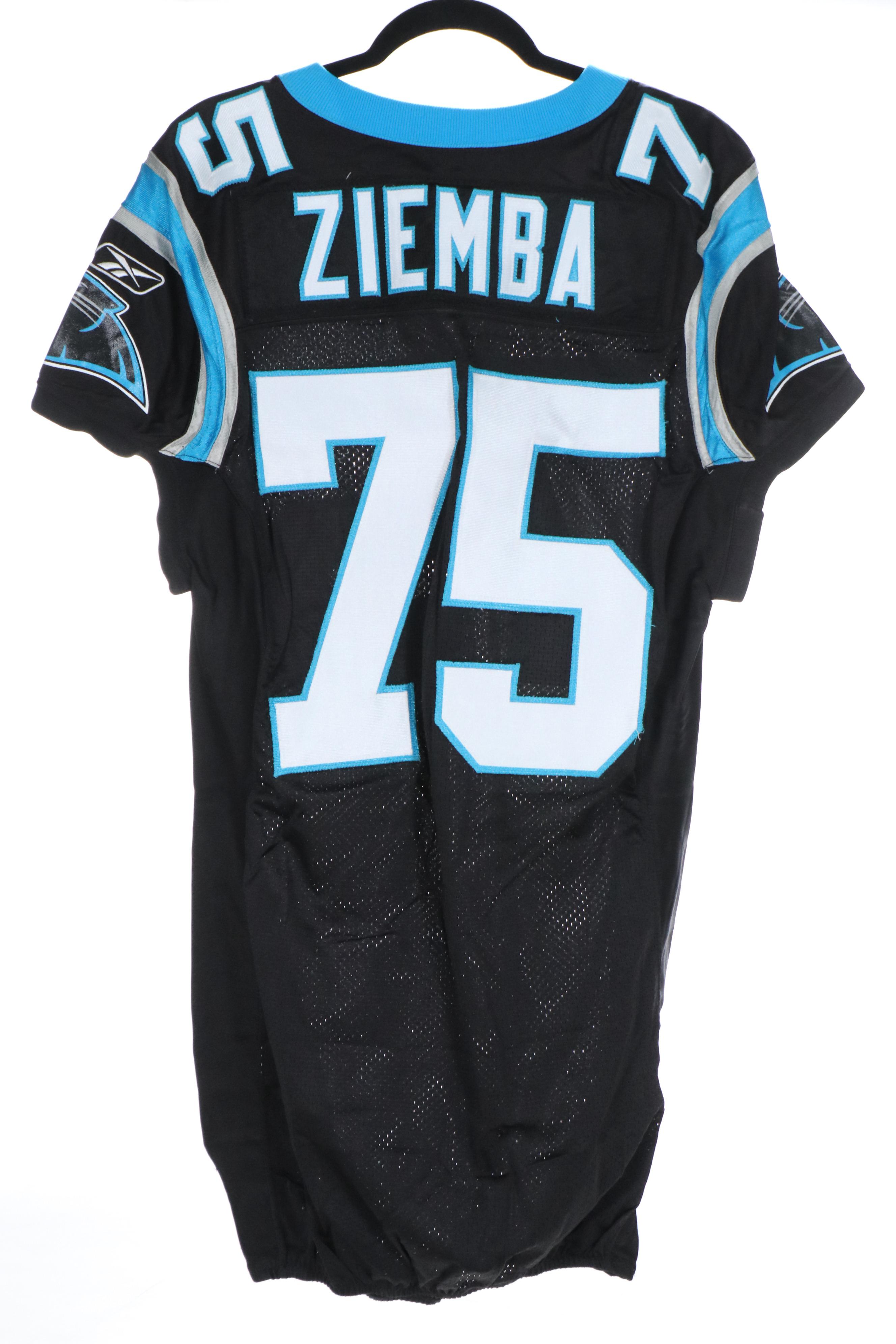 Jerome Felton with Other Game Worn and Player Issued Carolina Panthers Jerseys