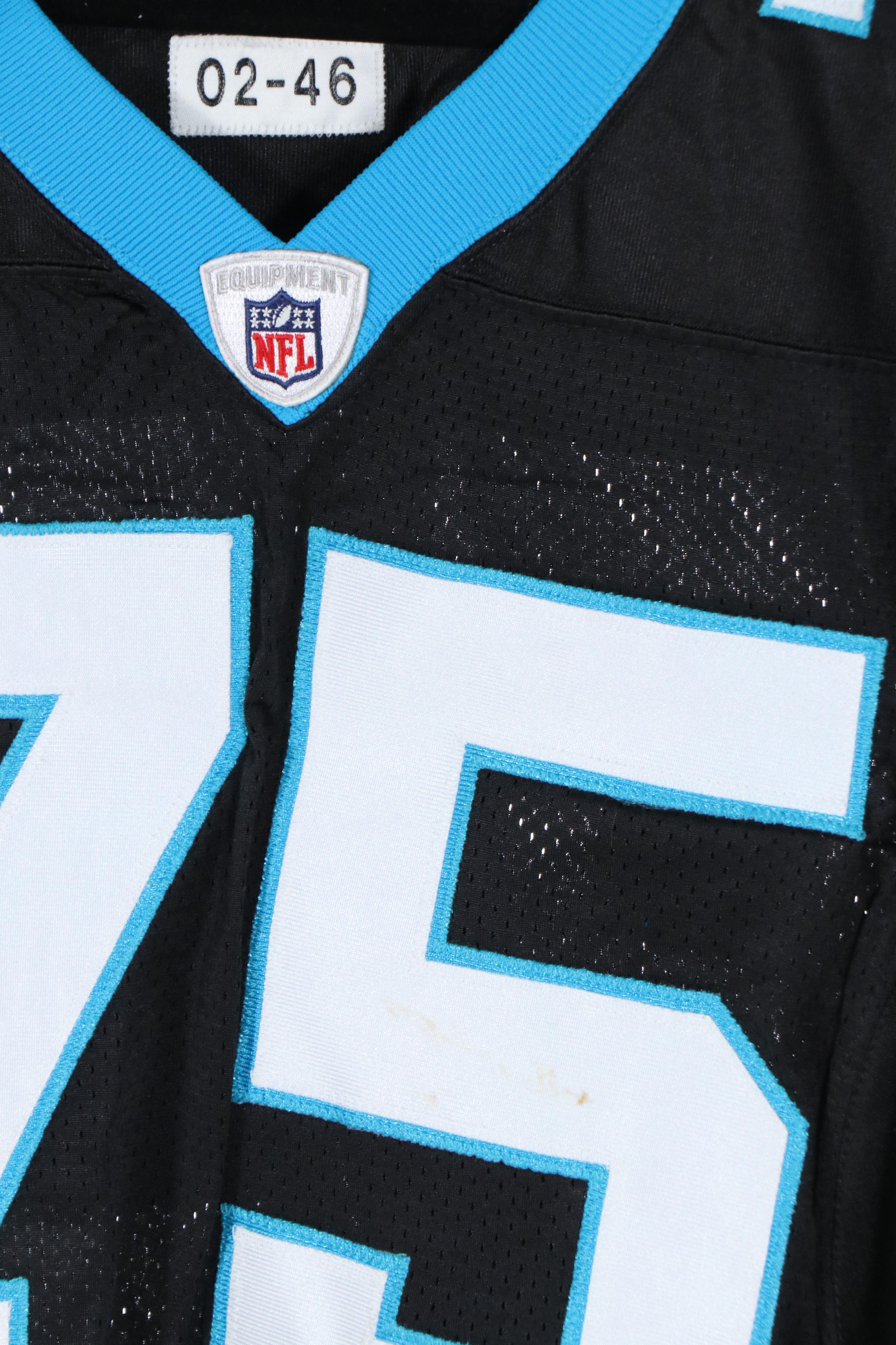 Jerome Felton with Other Game Worn and Player Issued Carolina Panthers Jerseys